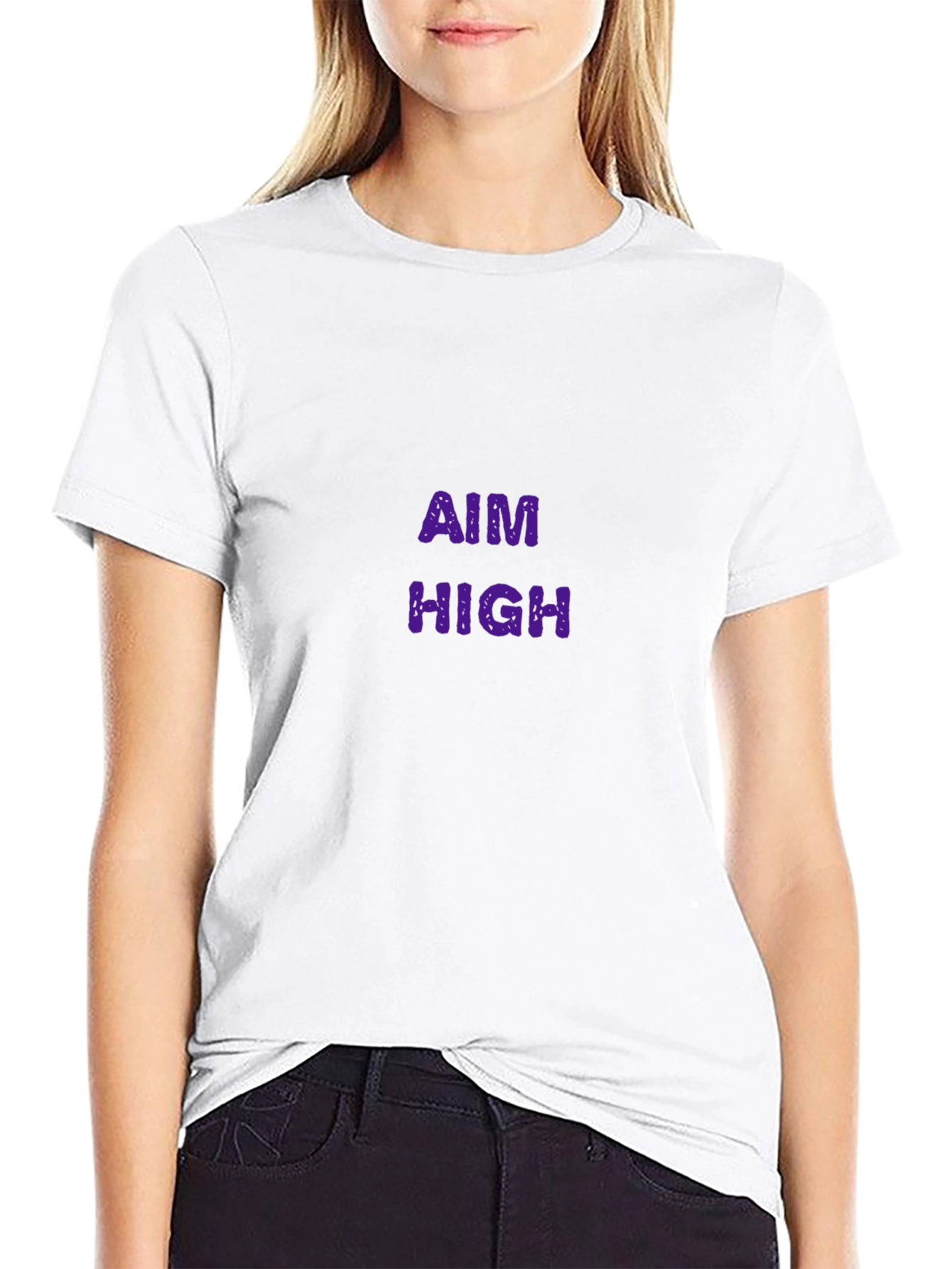 Aim High Graphic Tee - Black