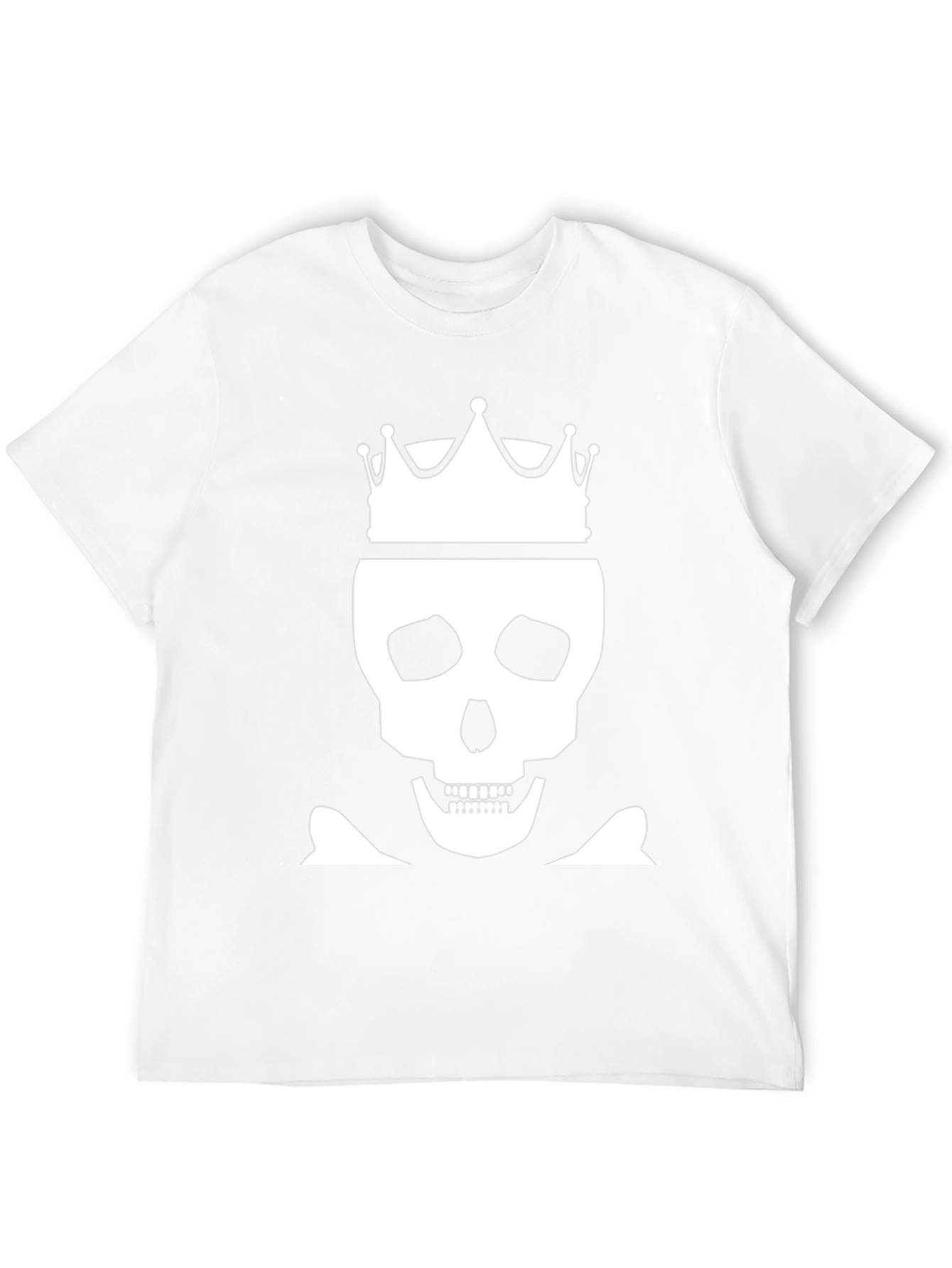 Skull King Graphic Tee - Black Cotton T-Shirt