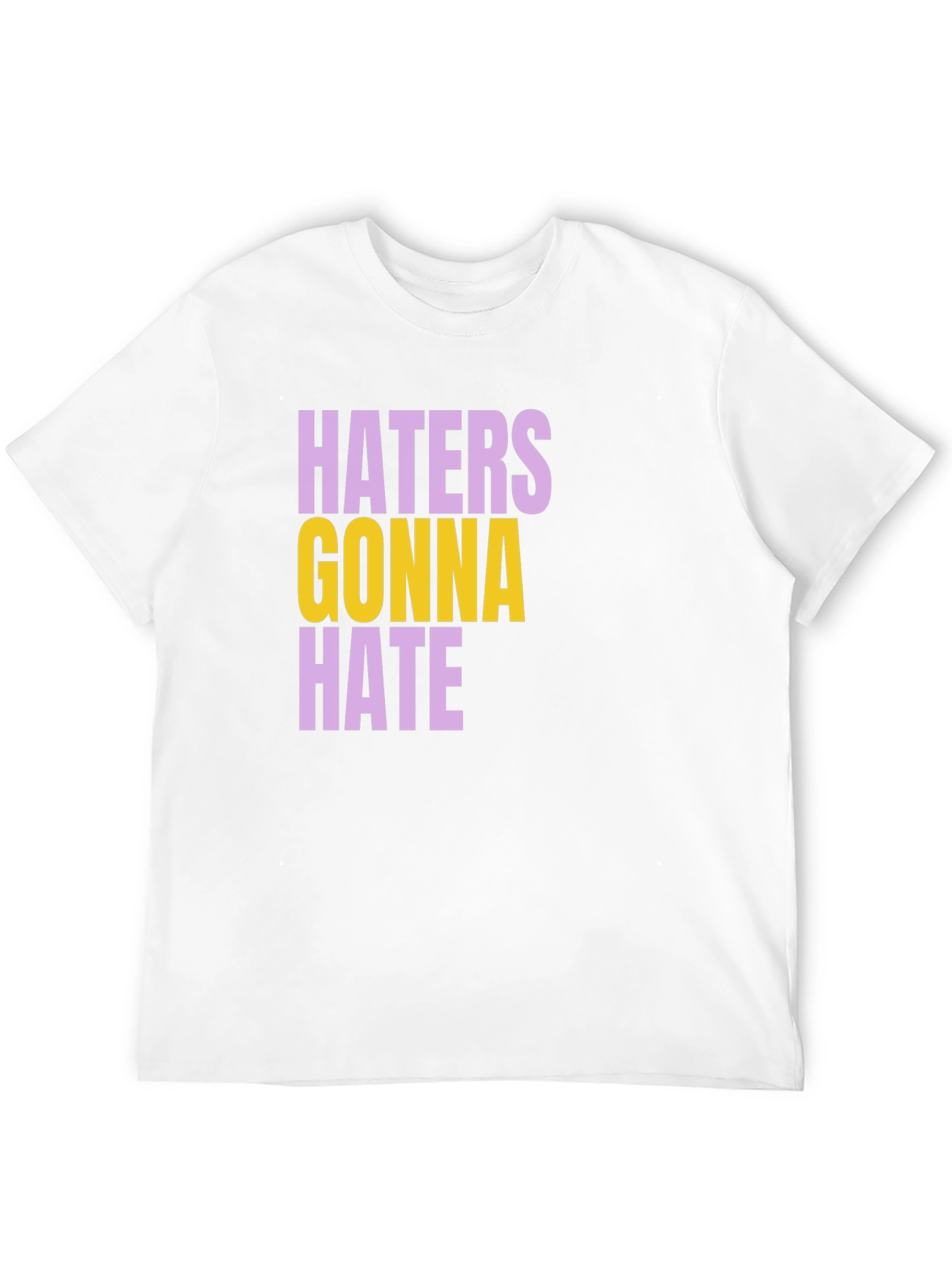 Haters Gonna Hate Graphic Tee - Black
