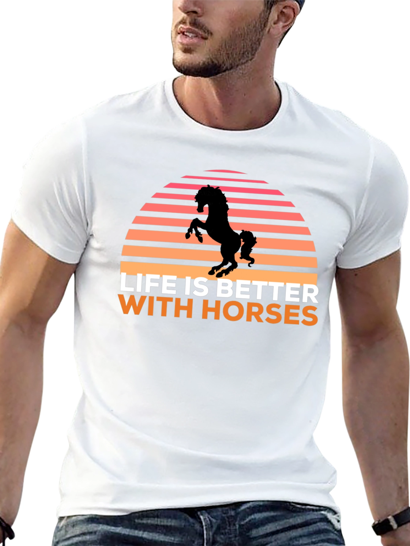Life is Better with Horses Graphic Tee