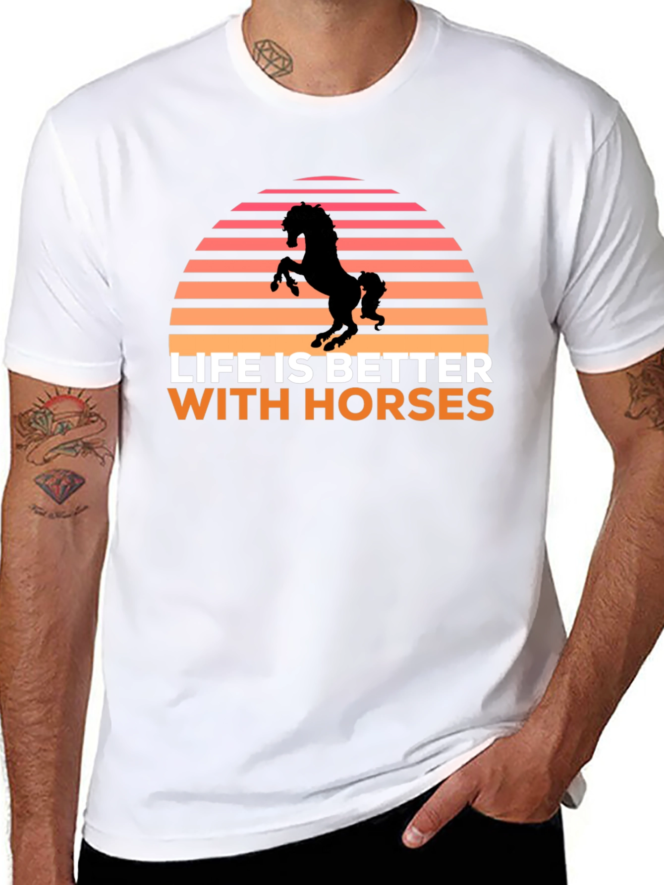 Life is Better with Horses Graphic Tee