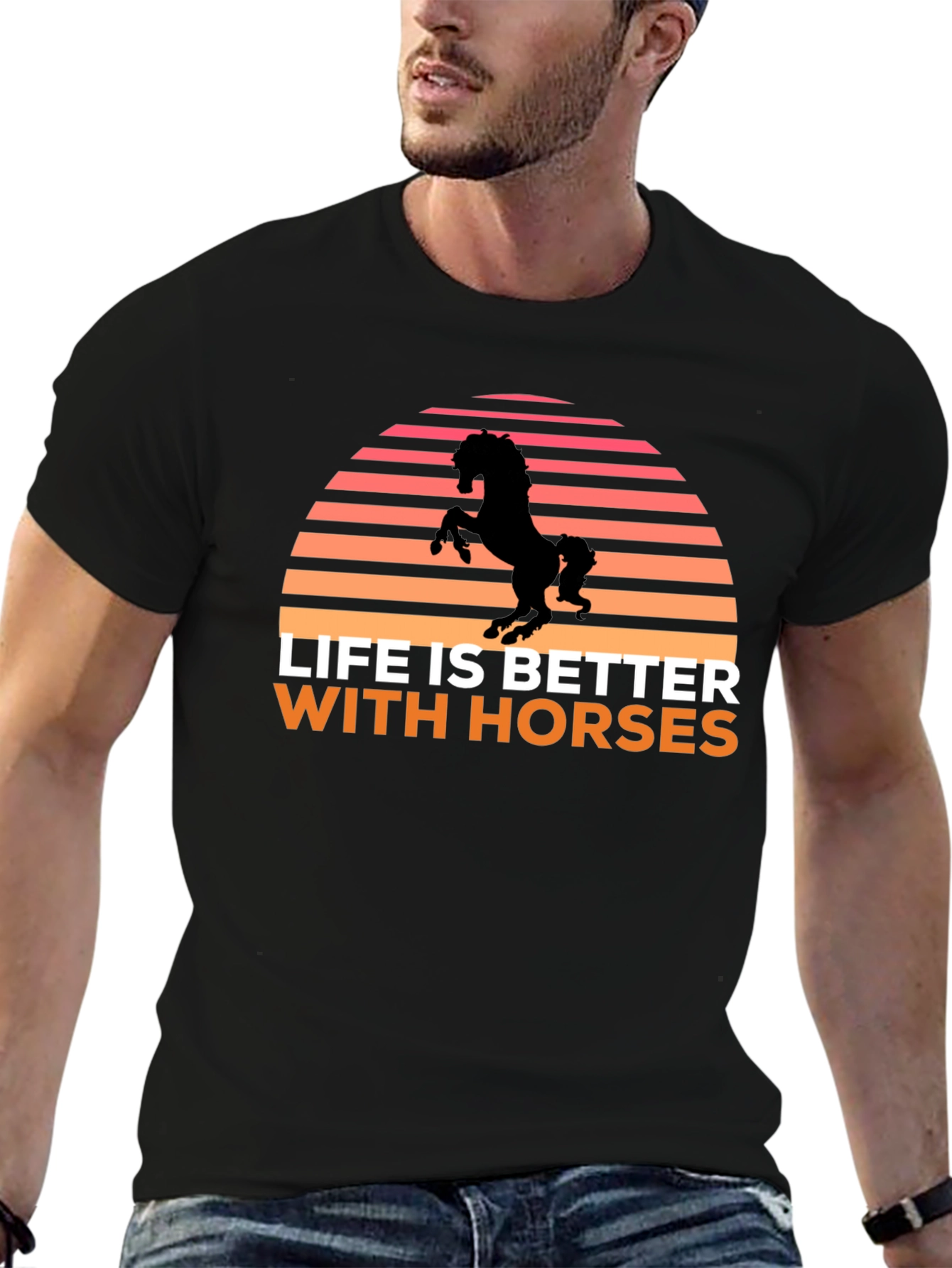 Life is Better with Horses Graphic Tee