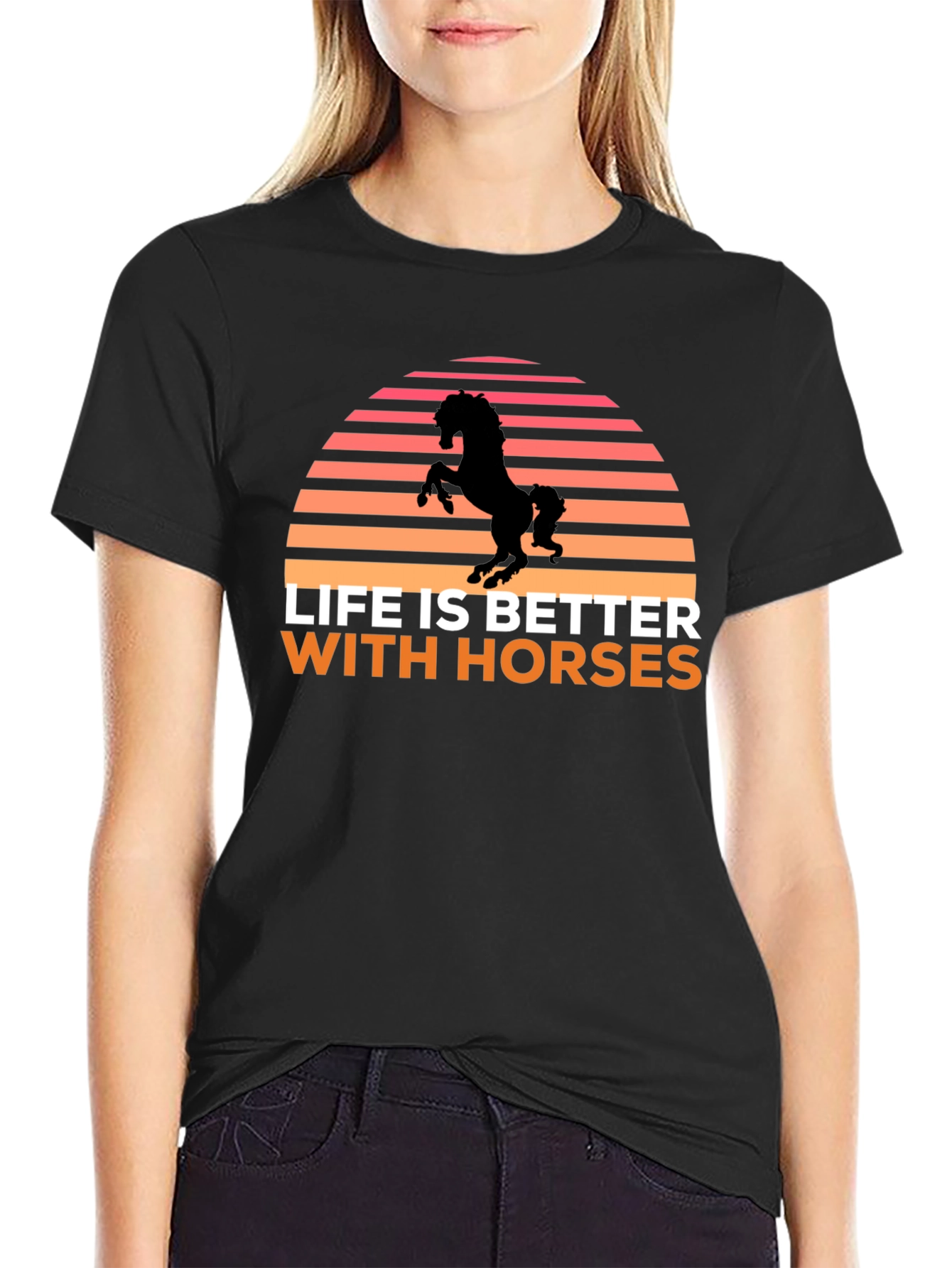 Life is Better with Horses Graphic Tee