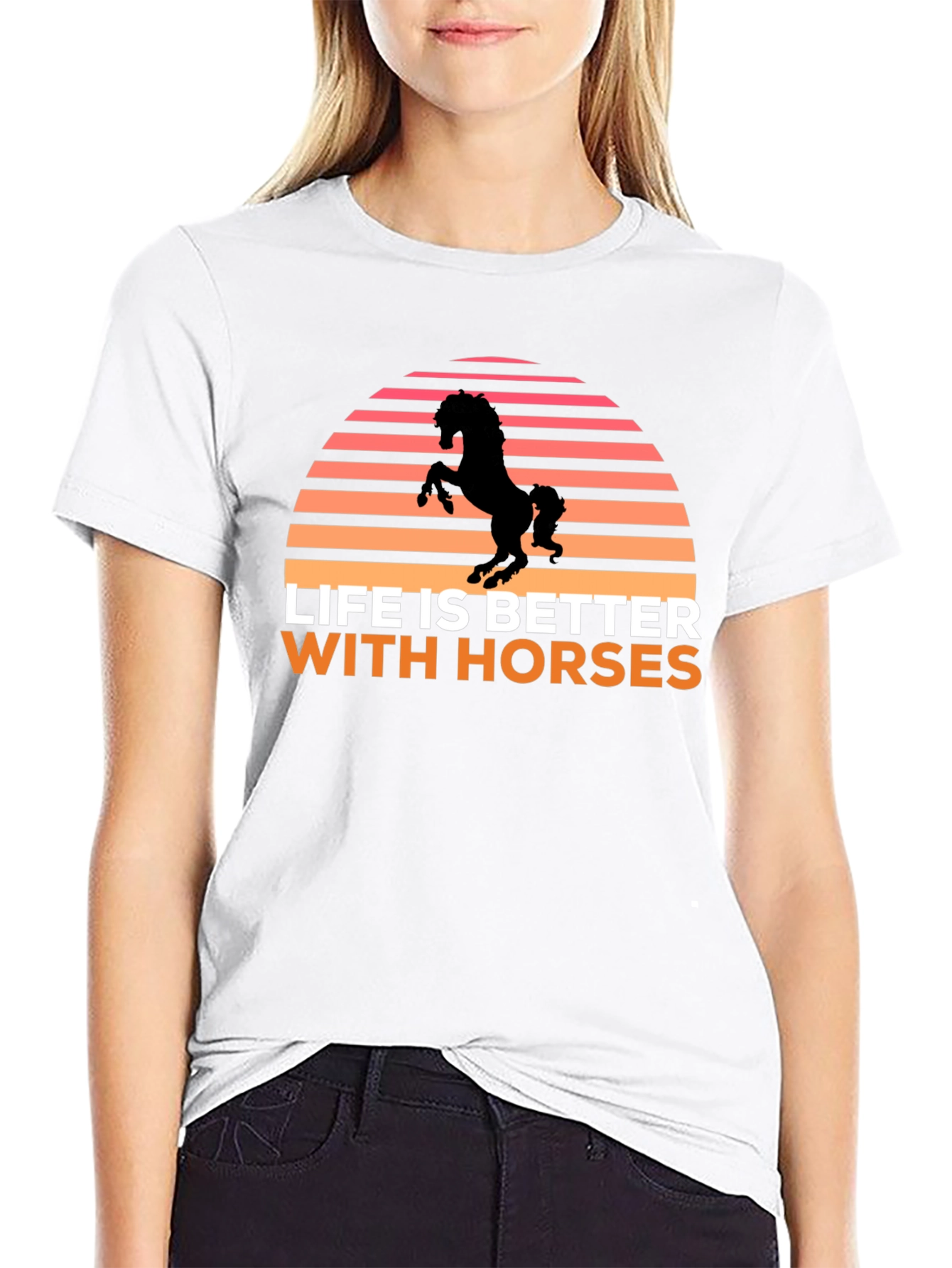 Life is Better with Horses Graphic Tee