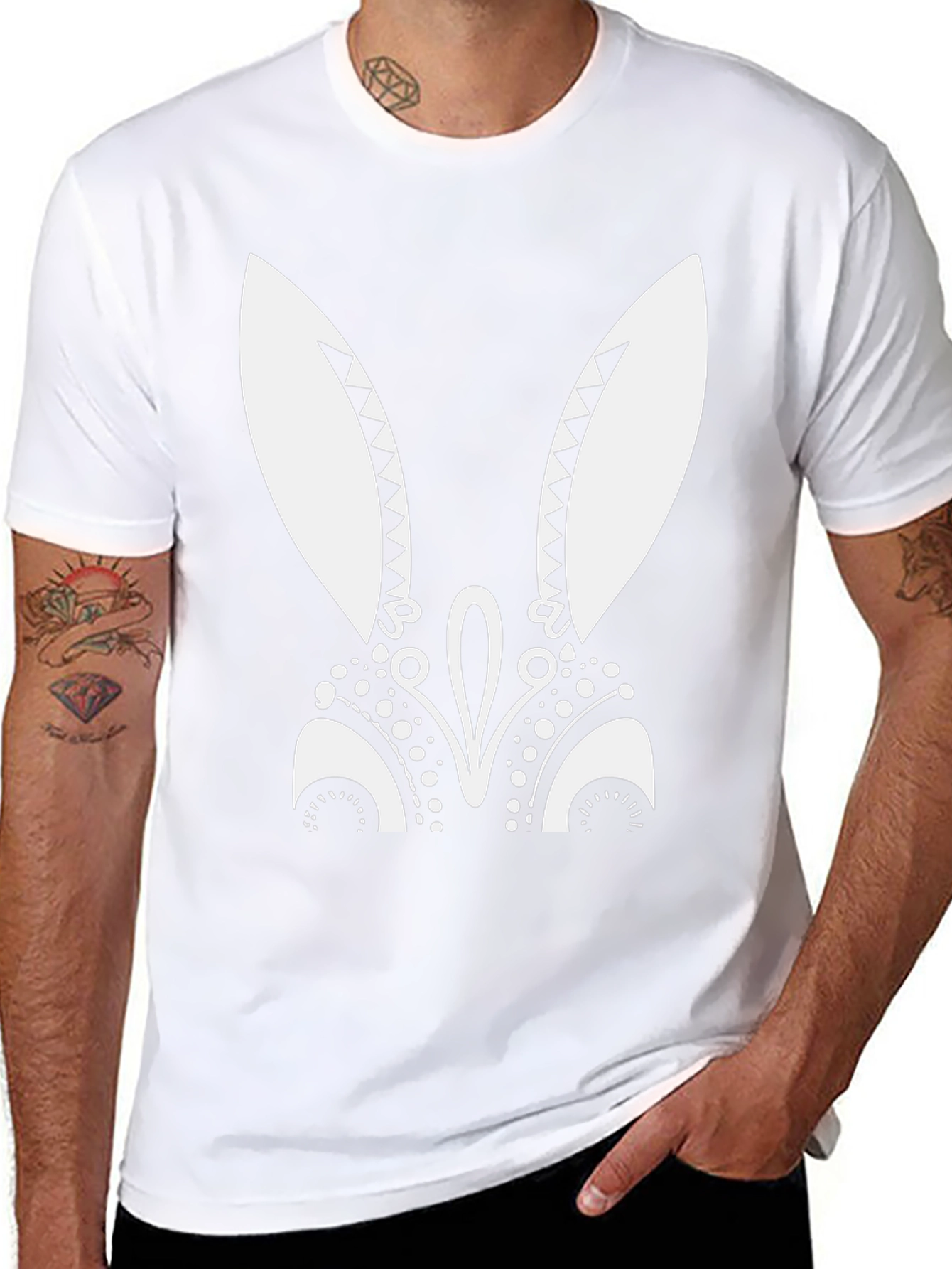 Black Bunny Graphic Tee