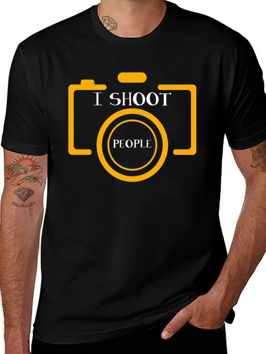 I Shoot People Photography Graphic Tee