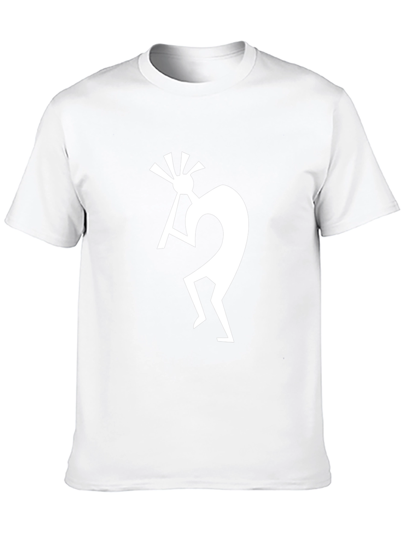 Kokopelli Graphic Tee - Black Cotton T-Shirt