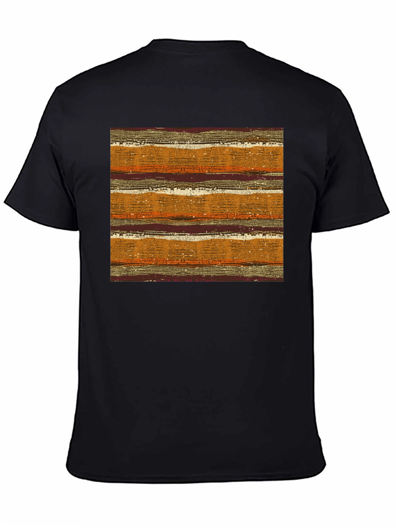Retro Stripe Print Tee