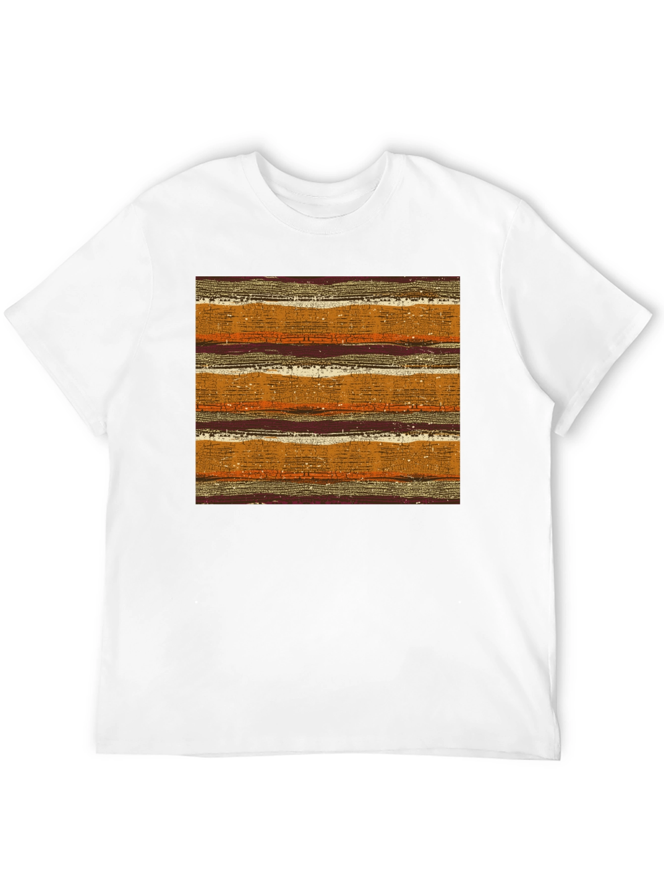Retro Stripe Print Tee