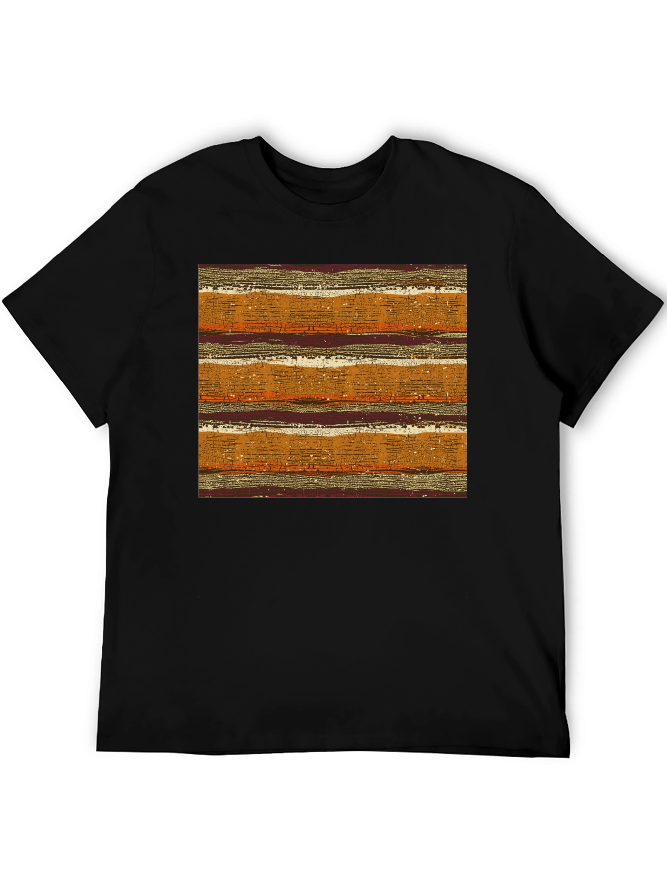 Retro Stripe Print Tee