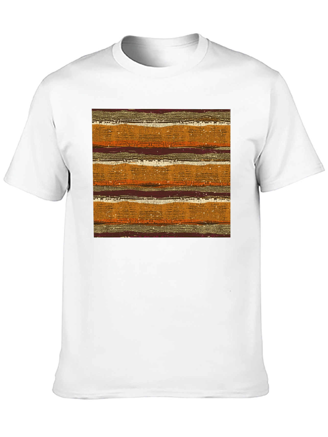 Retro Stripe Print Tee