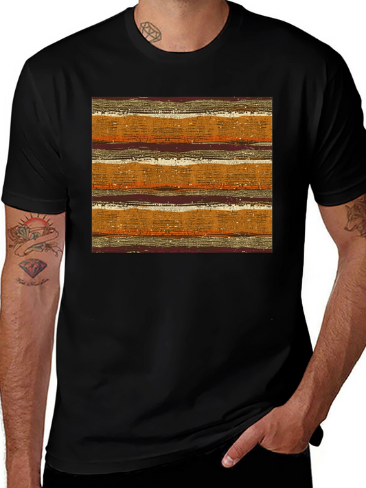 Retro Stripe Print Tee