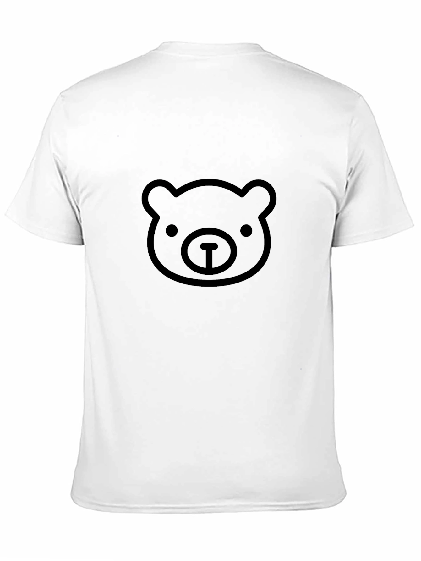 Bear Graphic Black T-Shirt: Soft Cotton Blend