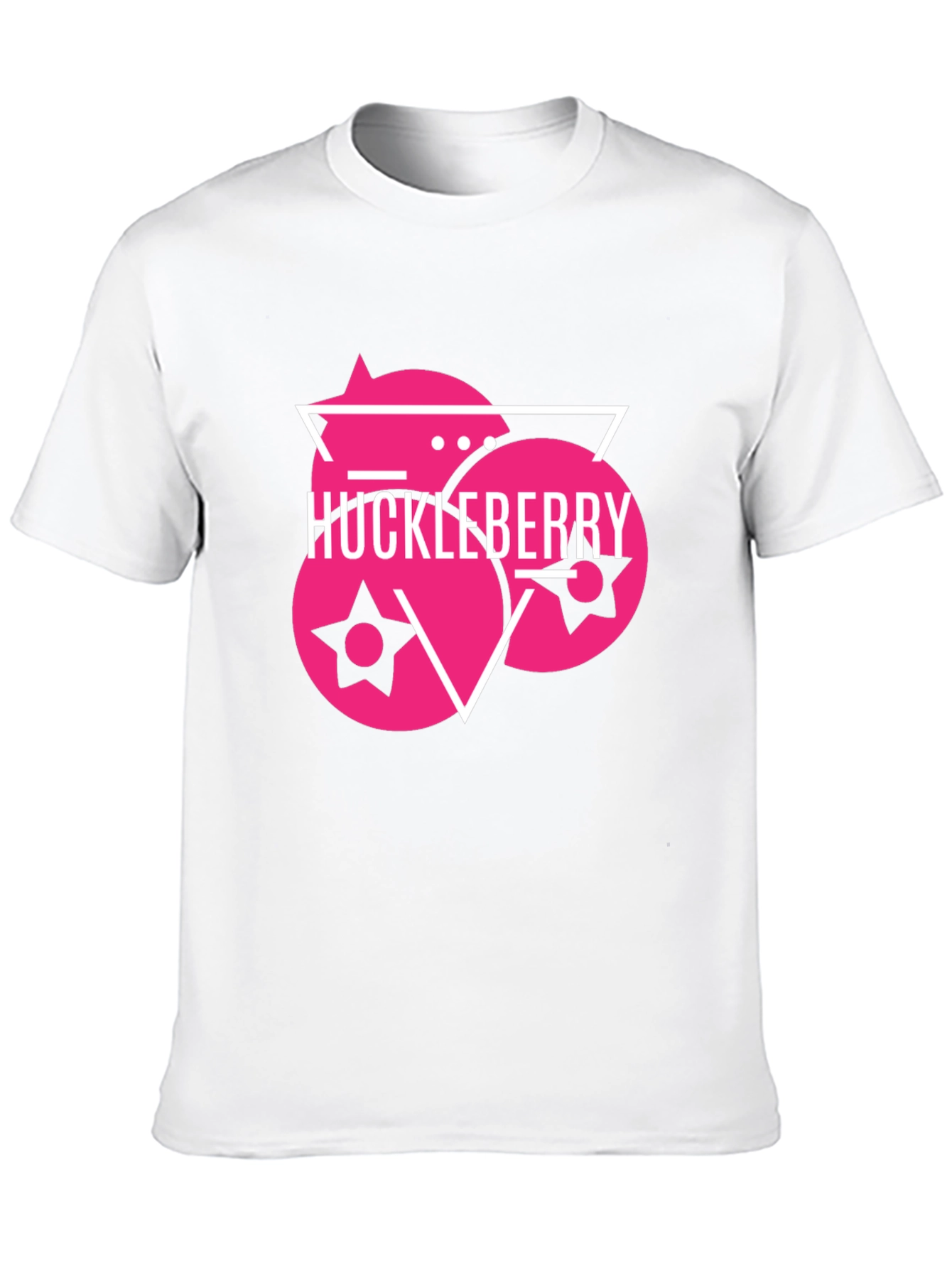 Huckleberry Black T-Shirt - Pink Berry Design
