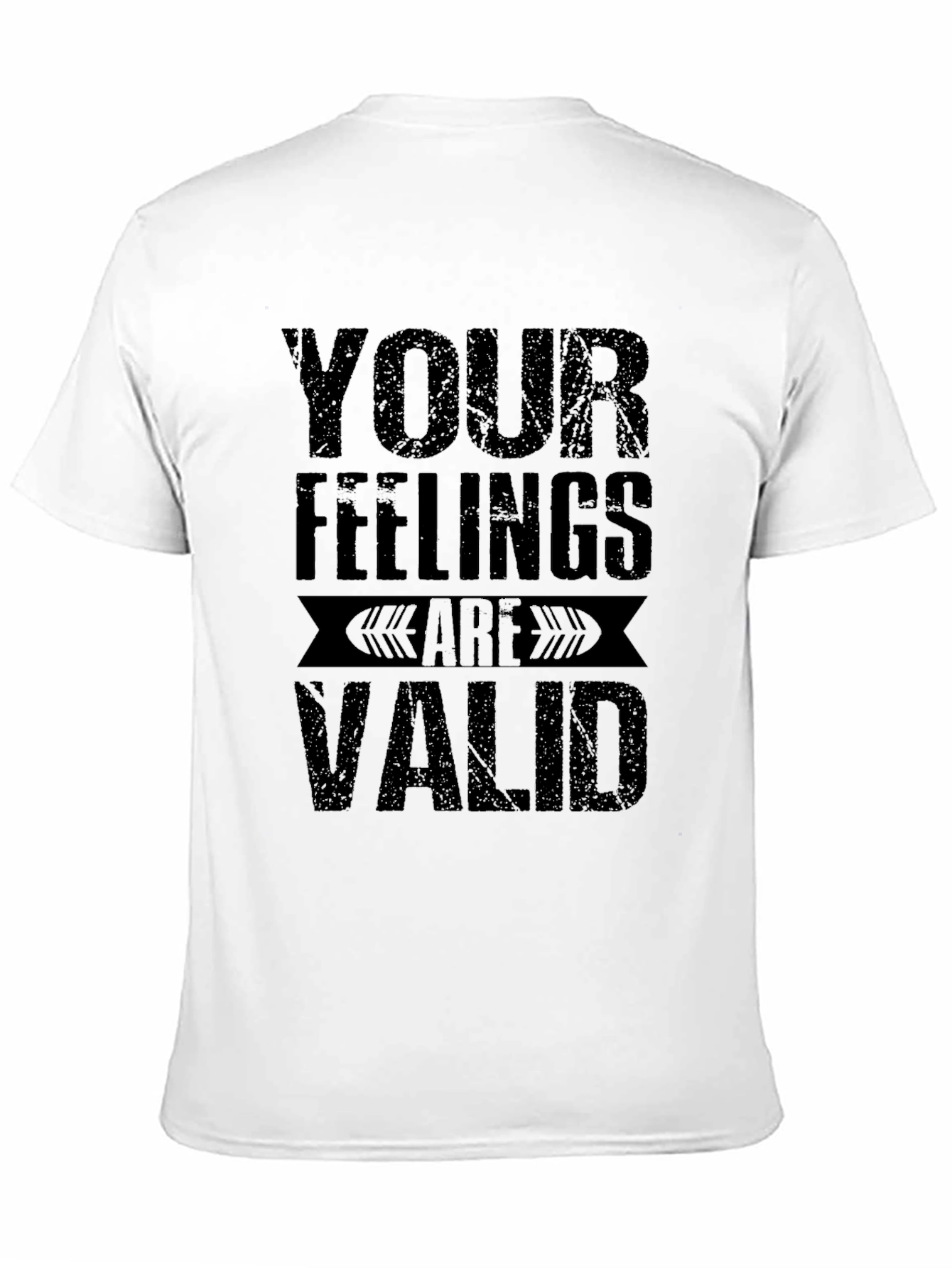 Your Feelings Are Valid Graphic Tee - Black