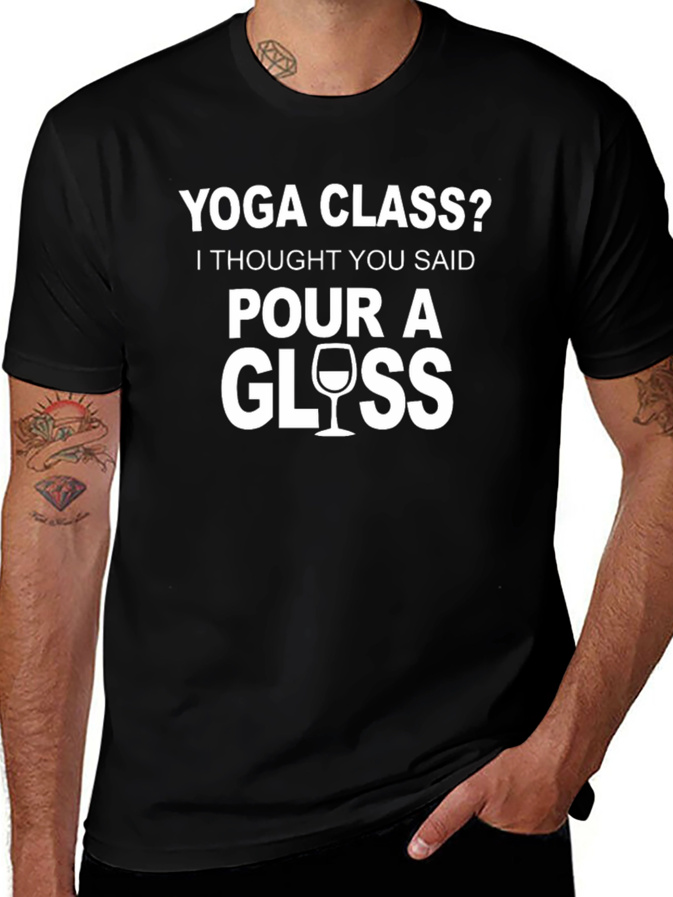 Yoga Class? Pour A Glass T-Shirt