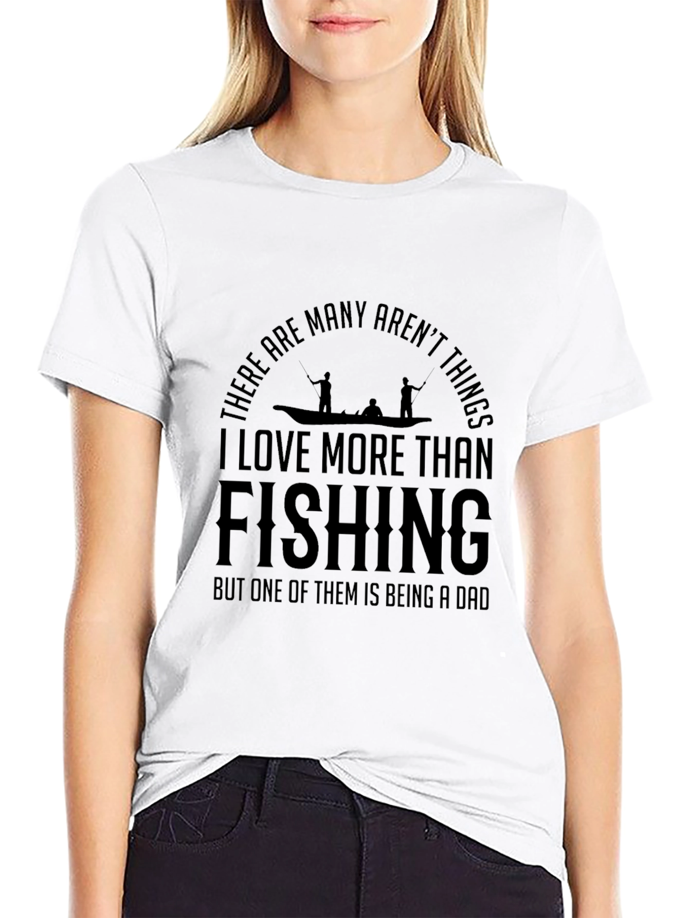 Fishing Dad T-Shirt: I Love More Than Fishing