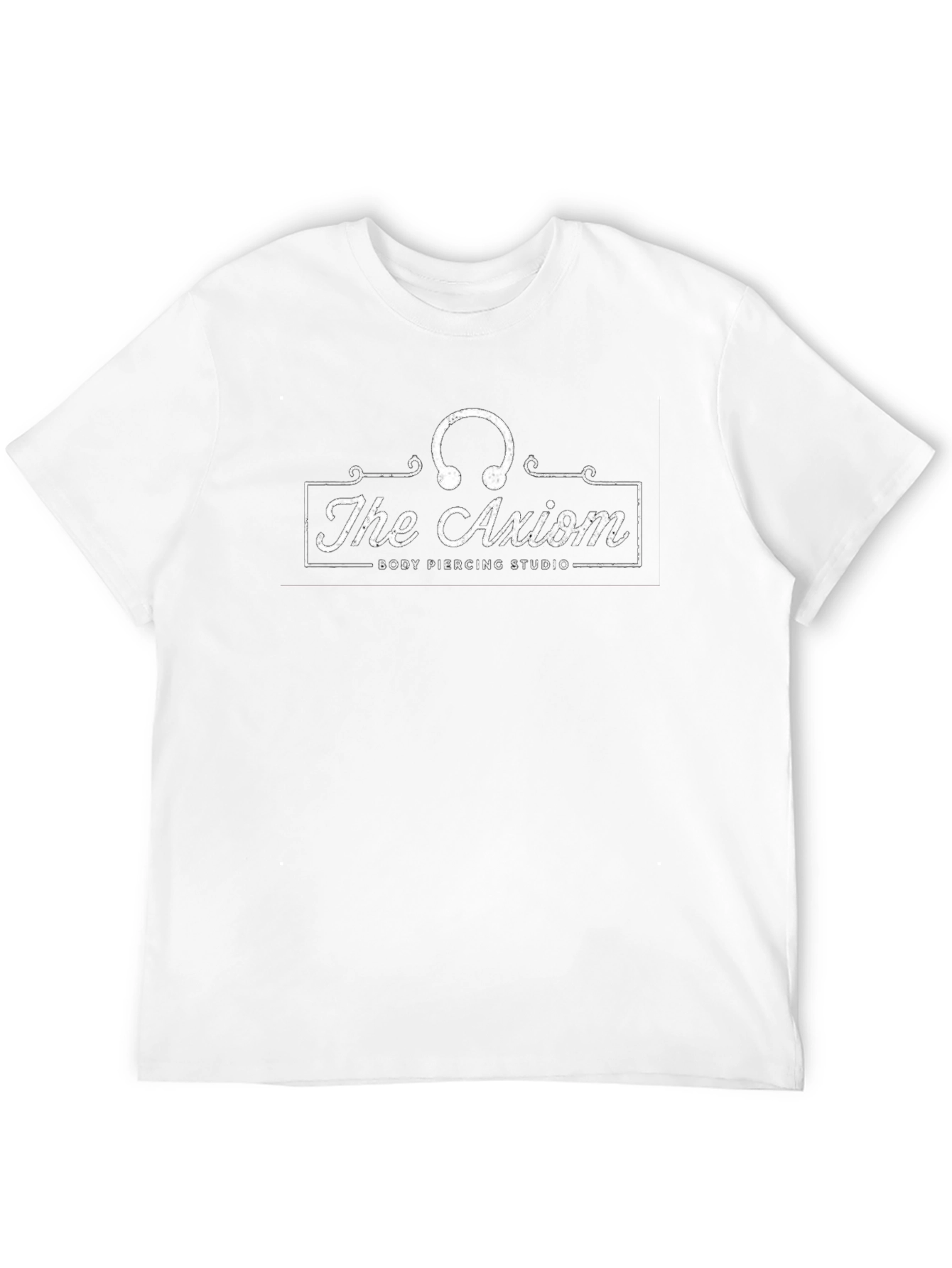 The Axiom Body Piercing Studio Black T-Shirt