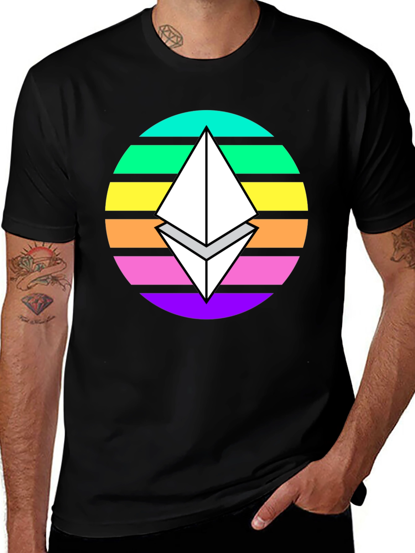 Ethereum Sunset T-Shirt - Crypto Style