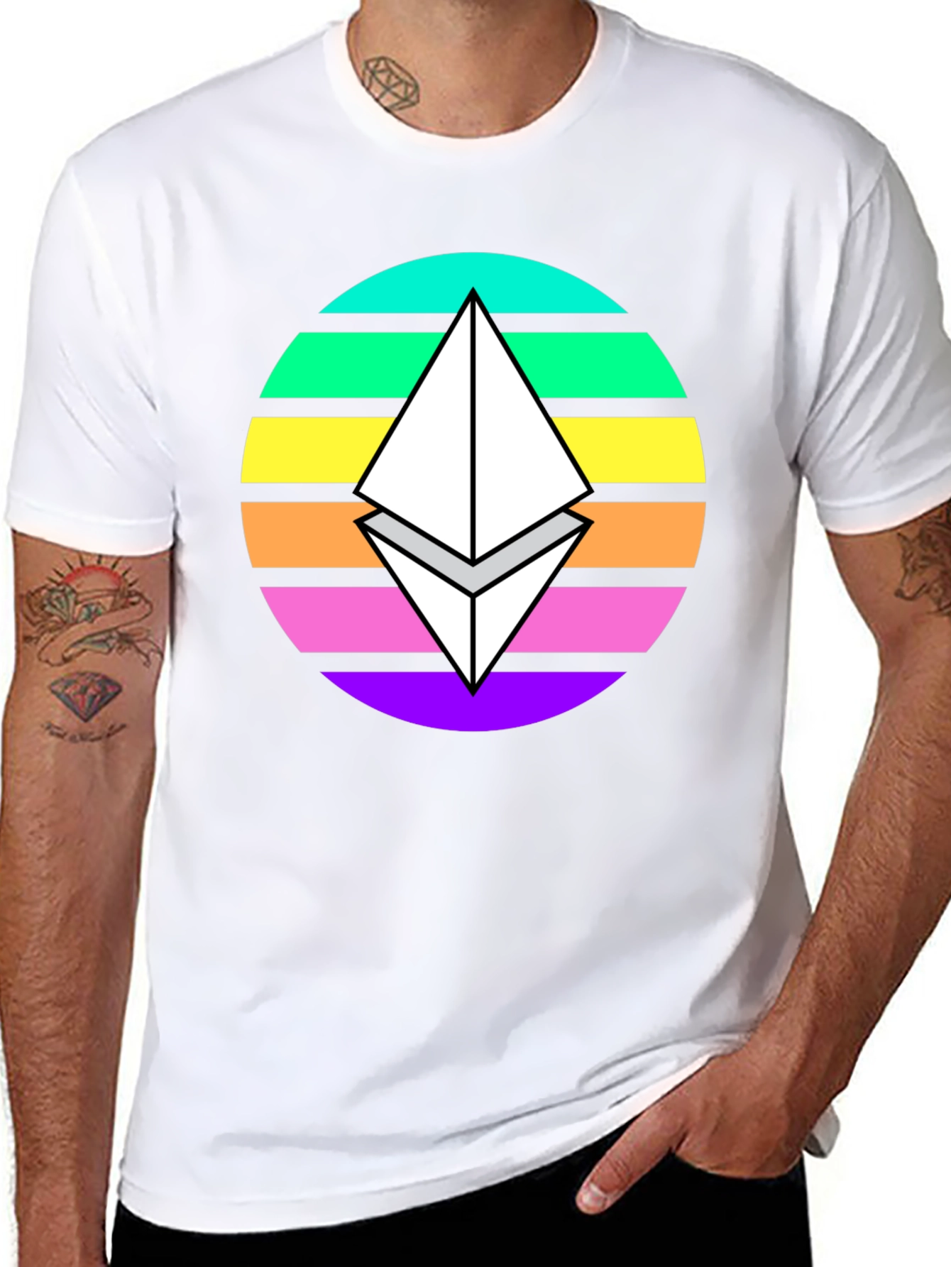 Ethereum Sunset T-Shirt - Crypto Style