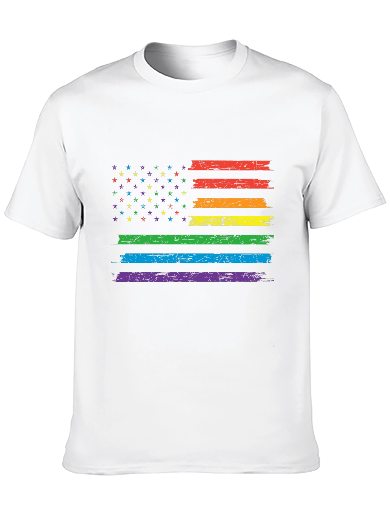 LGBT Pride Flag Graphic T-Shirt