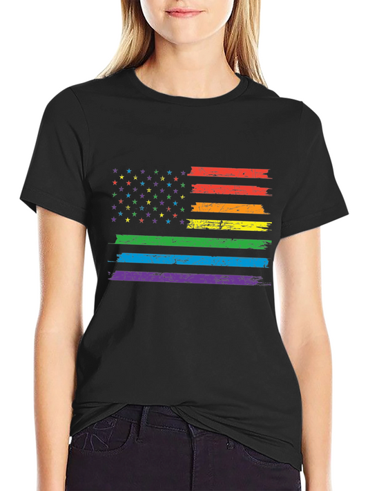 LGBT Pride Flag Graphic T-Shirt
