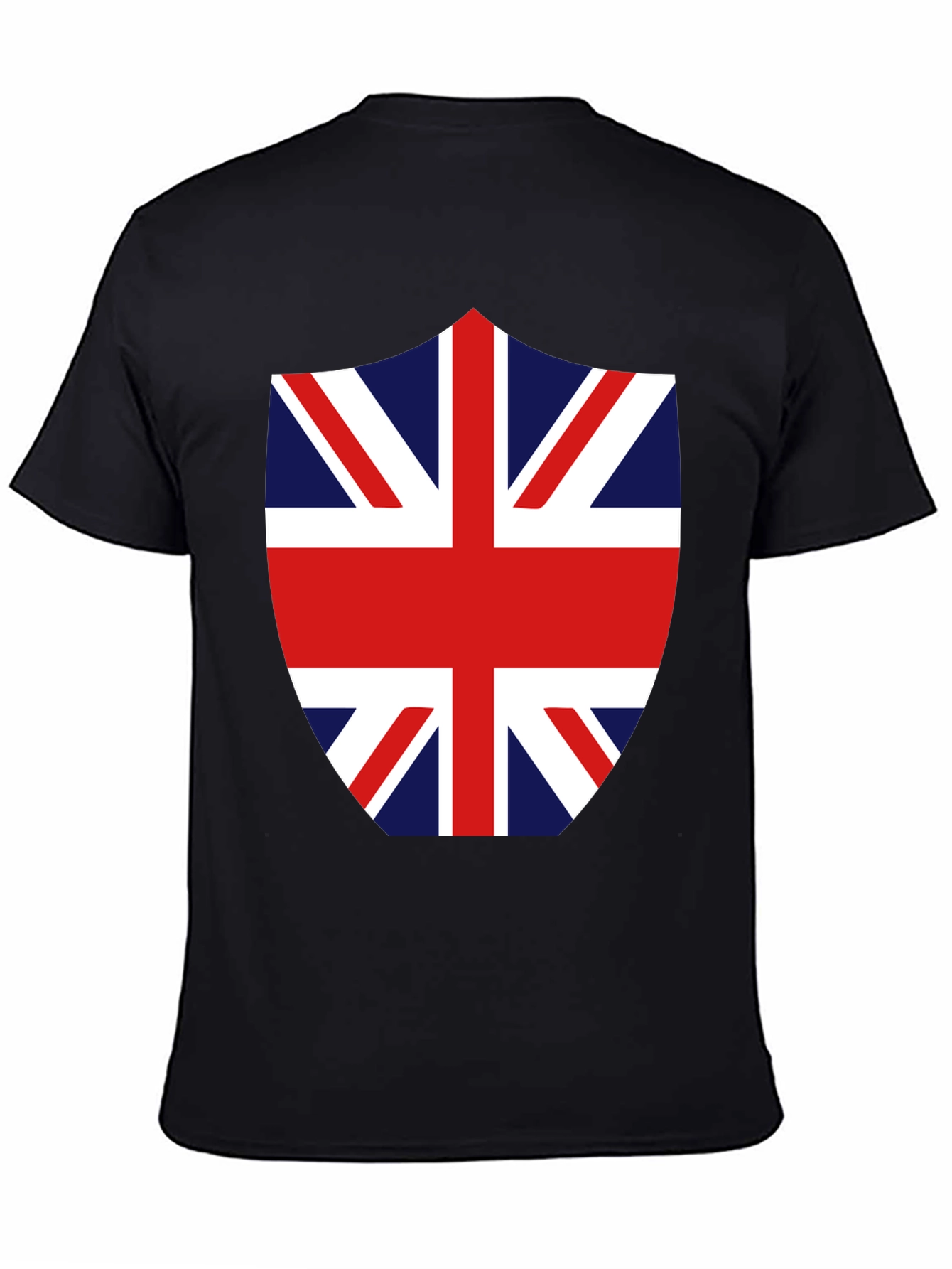 Union Jack Shield Graphic Tee - Black