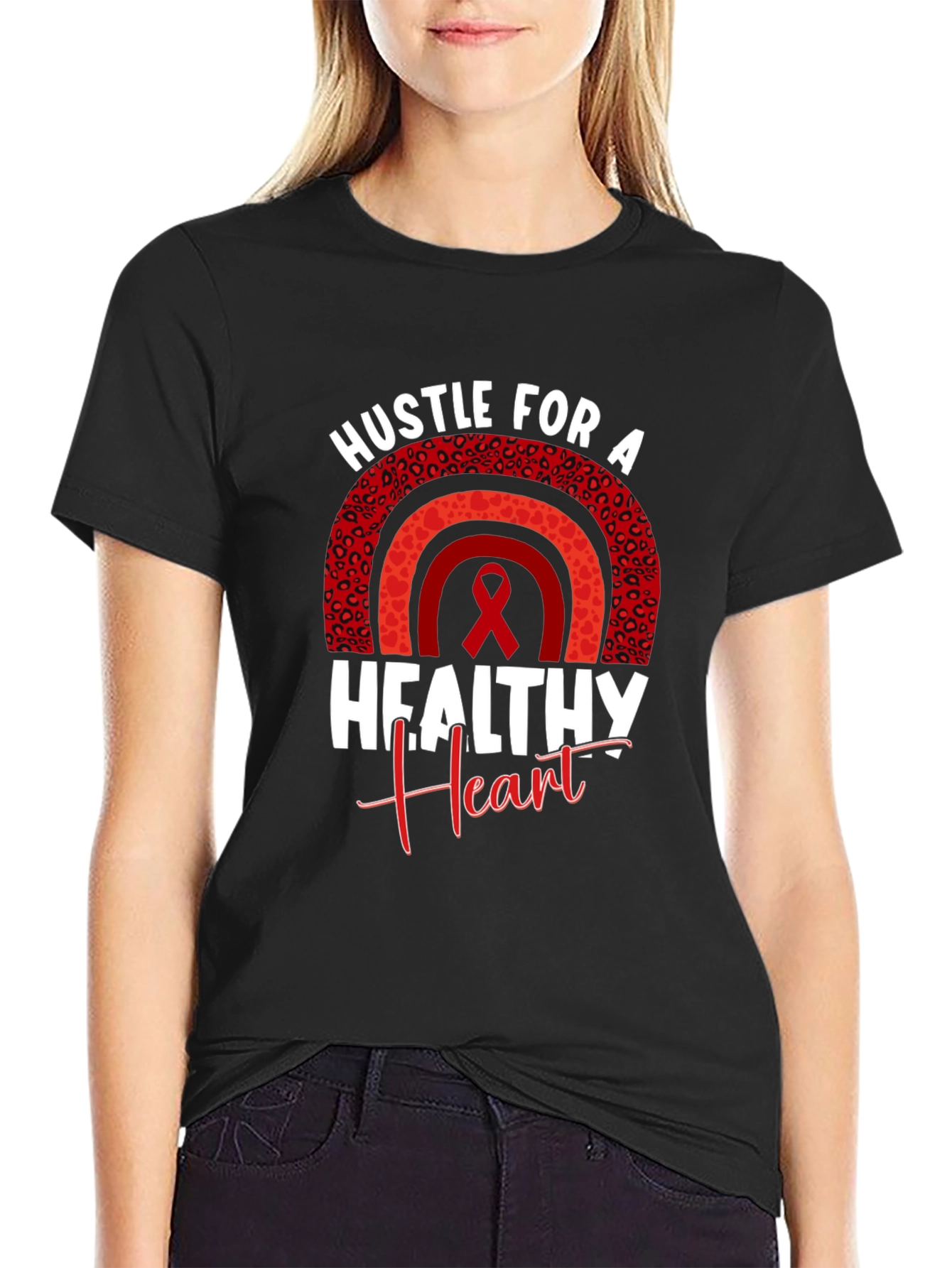Hustle for a Healthy Heart Graphic Tee