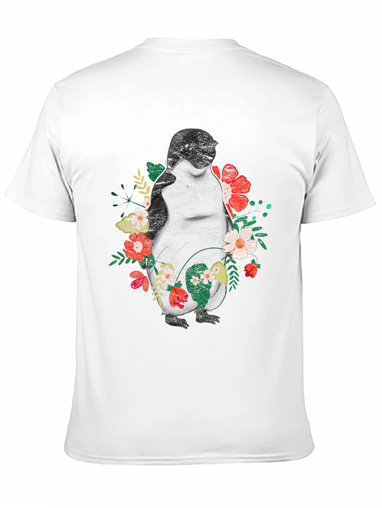 Penguin Floral Graphic T-Shirt
