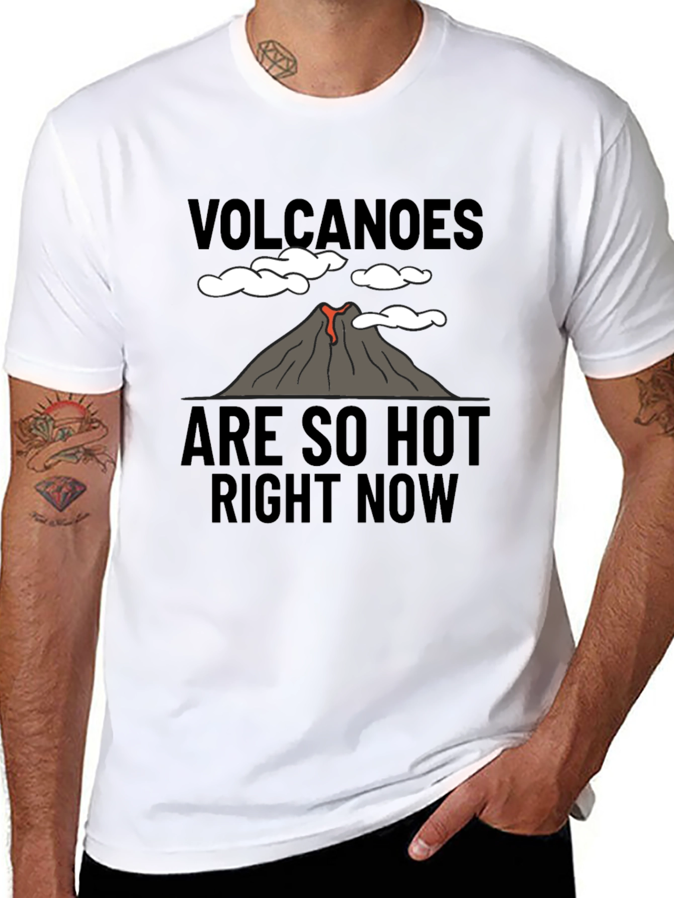 Volcanoes Are So Hot Right Now Graphic Tee