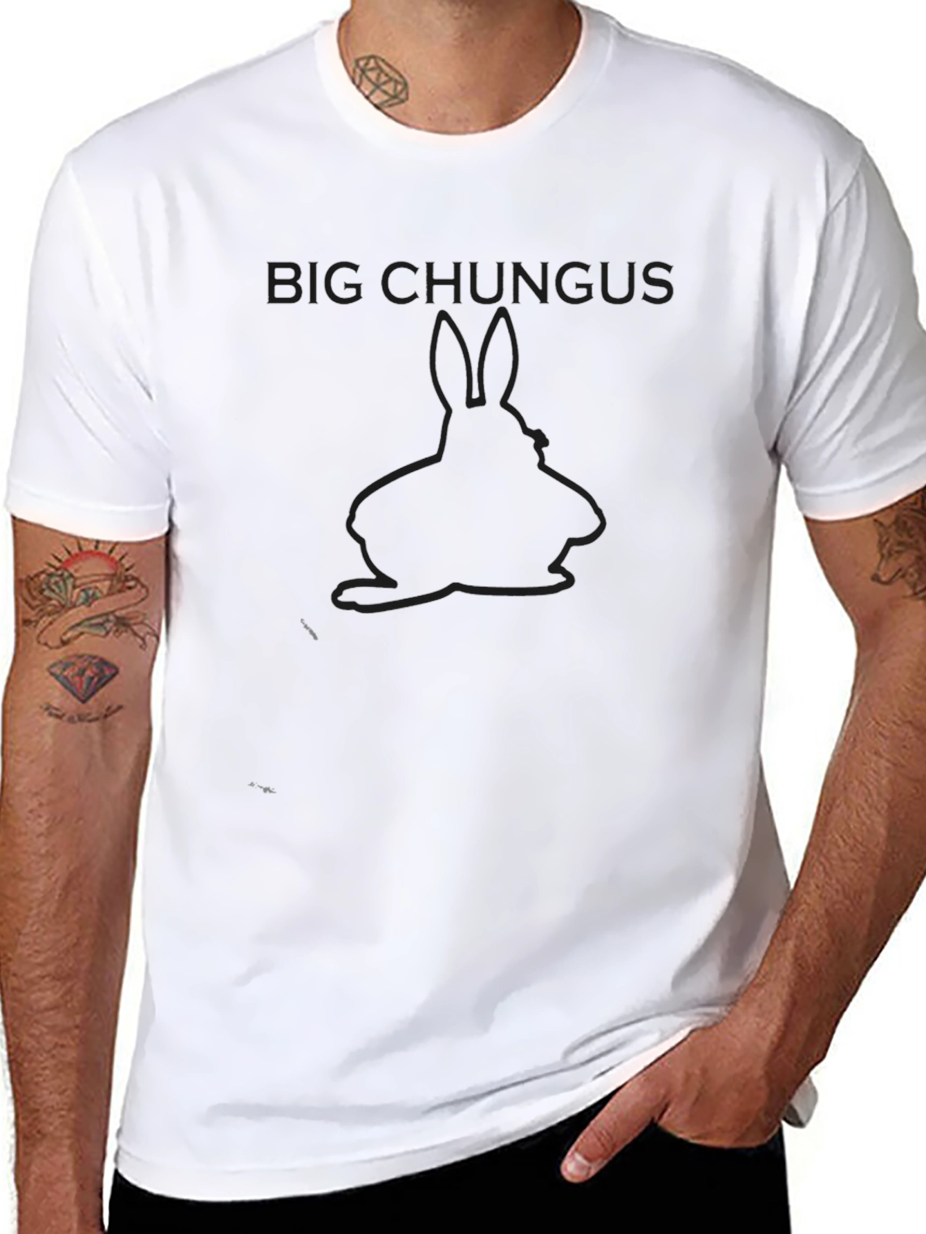 Big Chungus Black T-Shirt