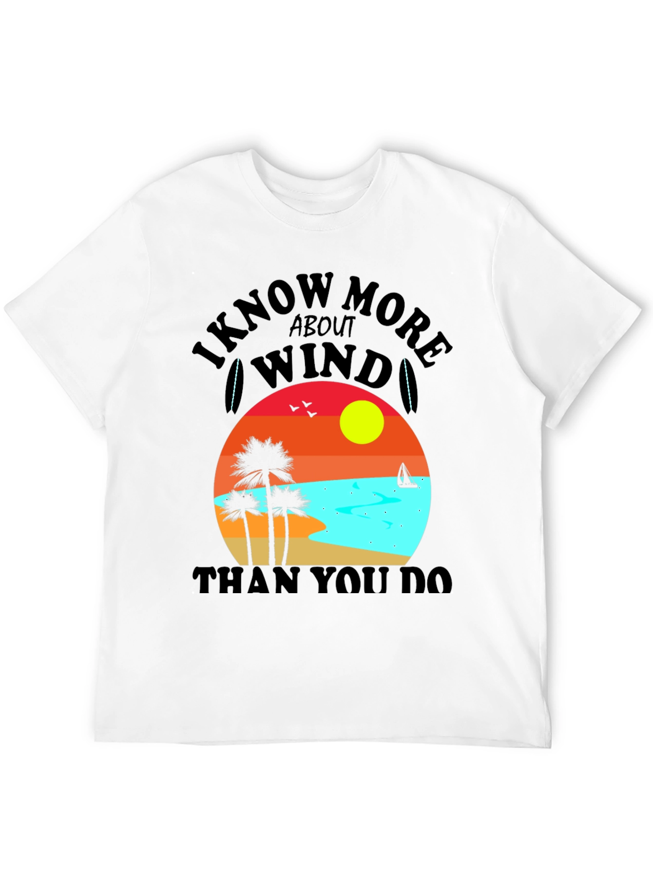 Wind Wisdom Tee - Beach Vibes T-Shirt