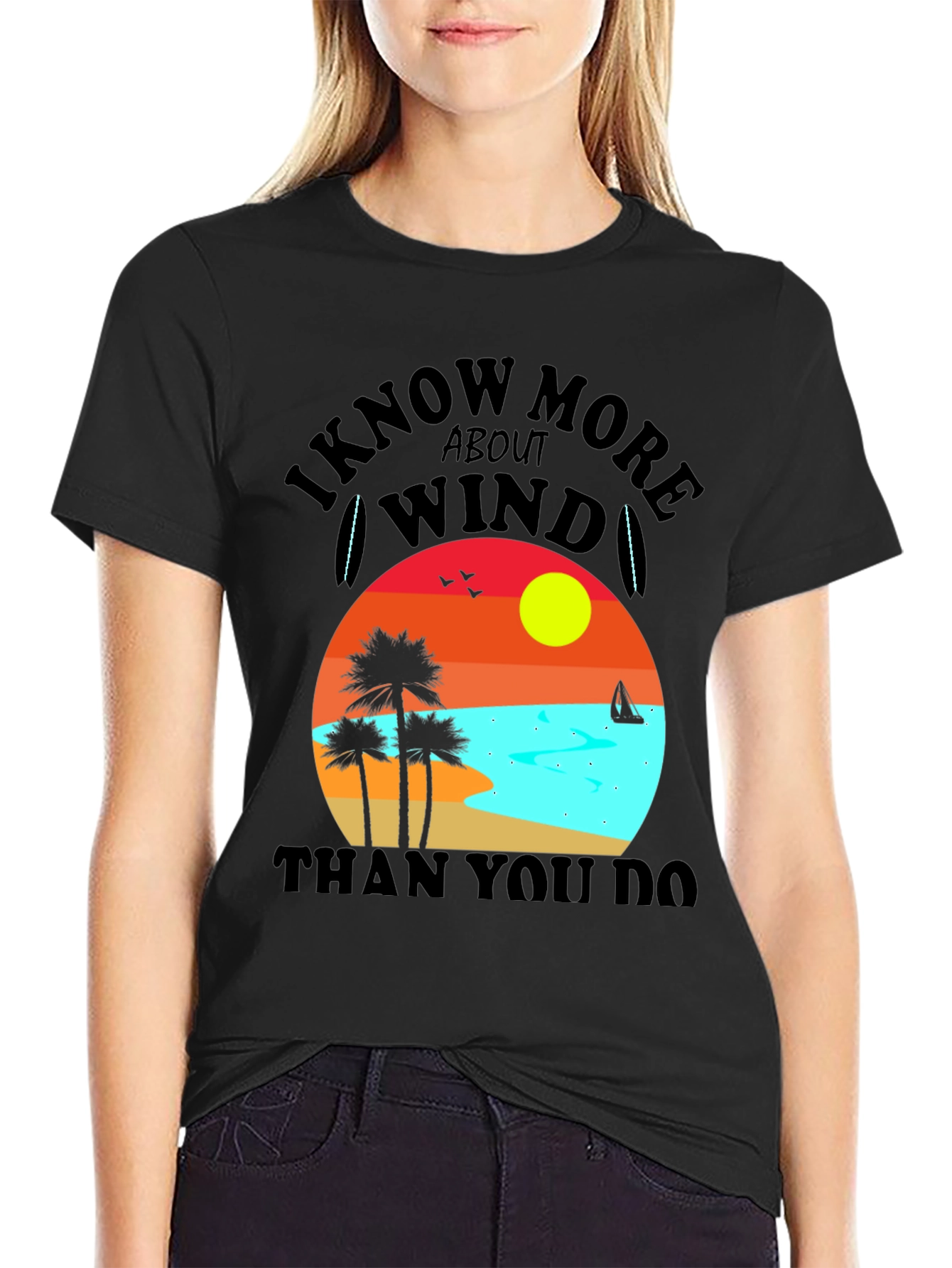 Wind Wisdom Tee - Beach Vibes T-Shirt