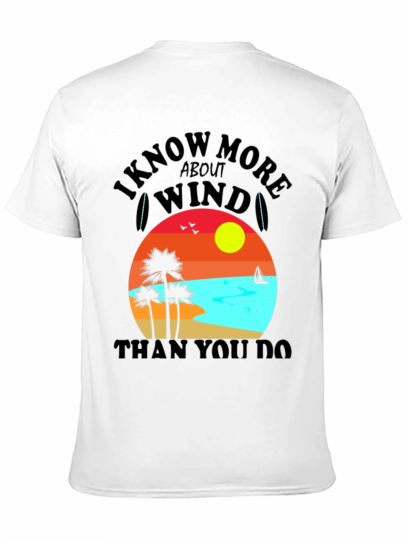 Wind Wisdom Tee - Beach Vibes T-Shirt