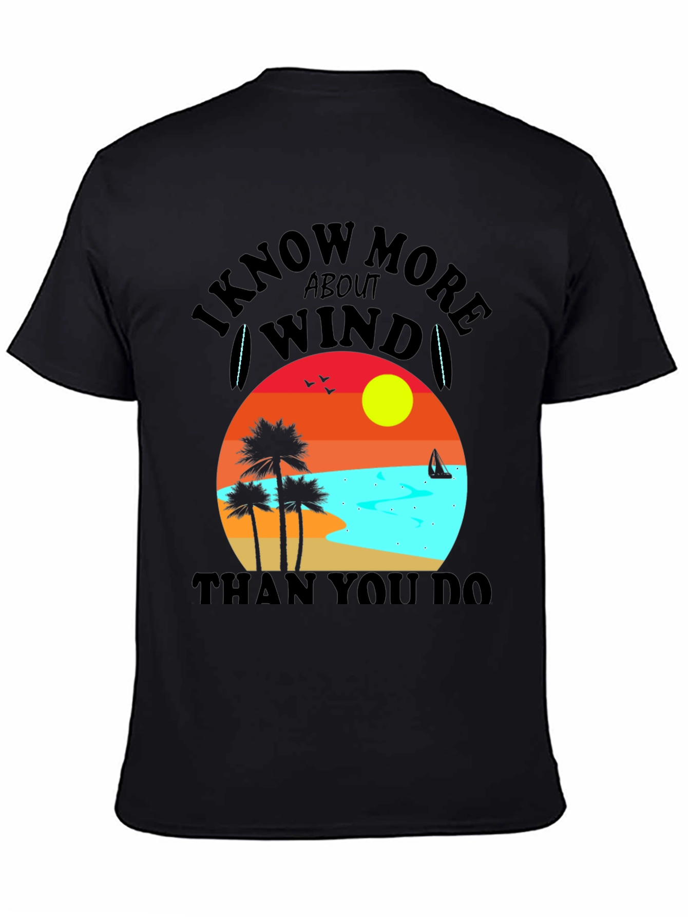 Wind Wisdom Tee - Beach Vibes T-Shirt