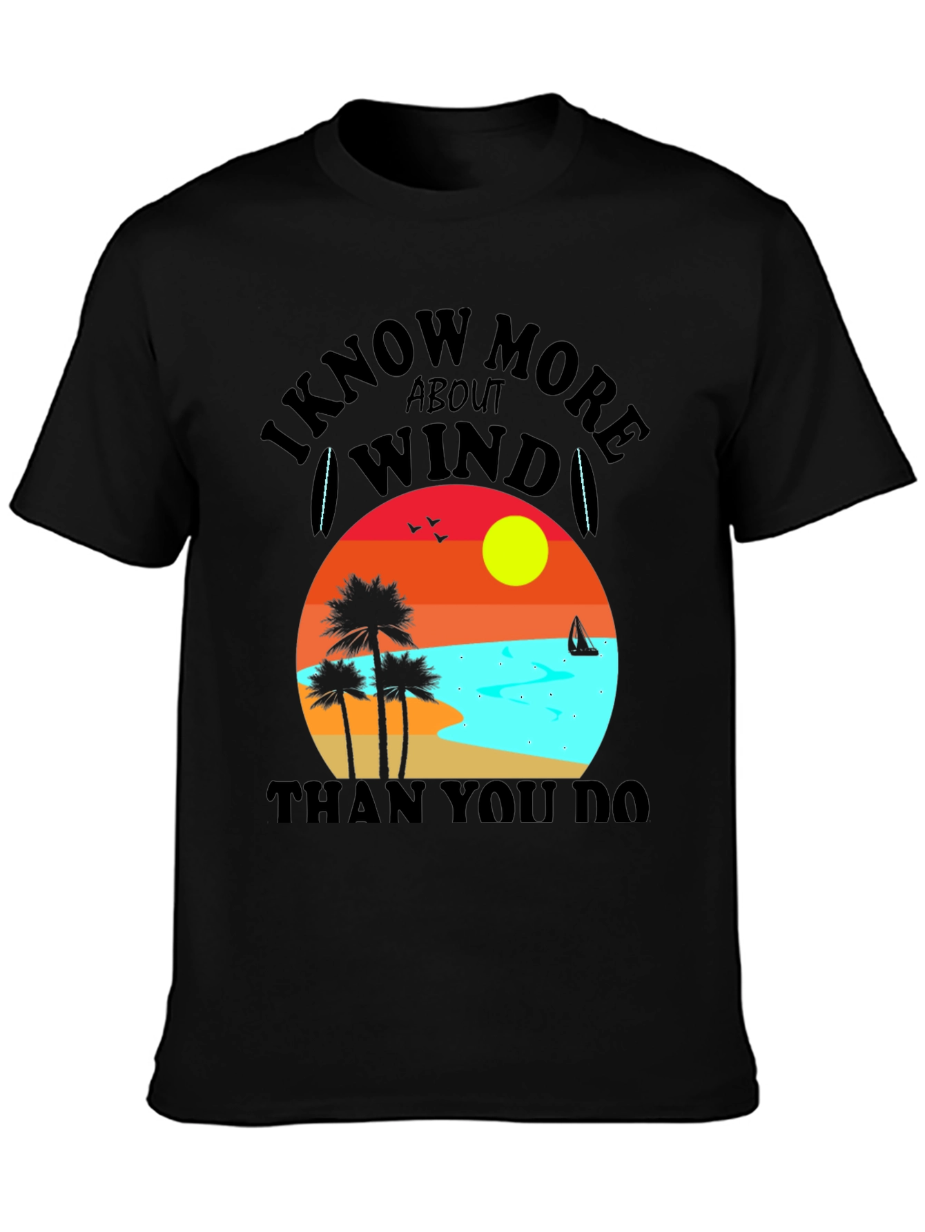 Wind Wisdom Tee - Beach Vibes T-Shirt