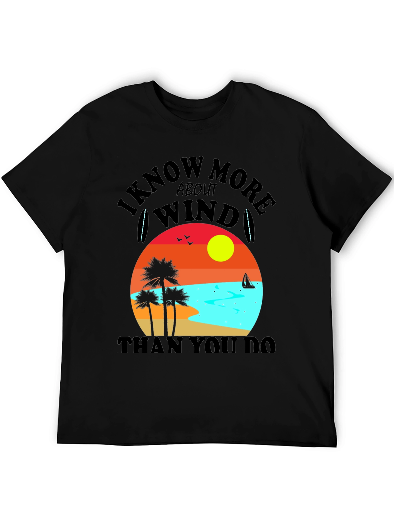 Wind Wisdom Tee - Beach Vibes T-Shirt