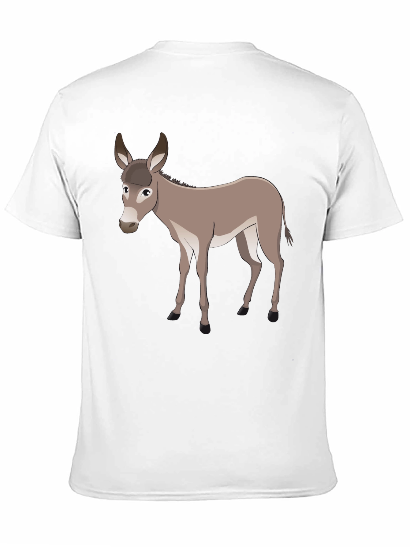 Donkey Graphic Tee - Unisex Black Cotton Shirt