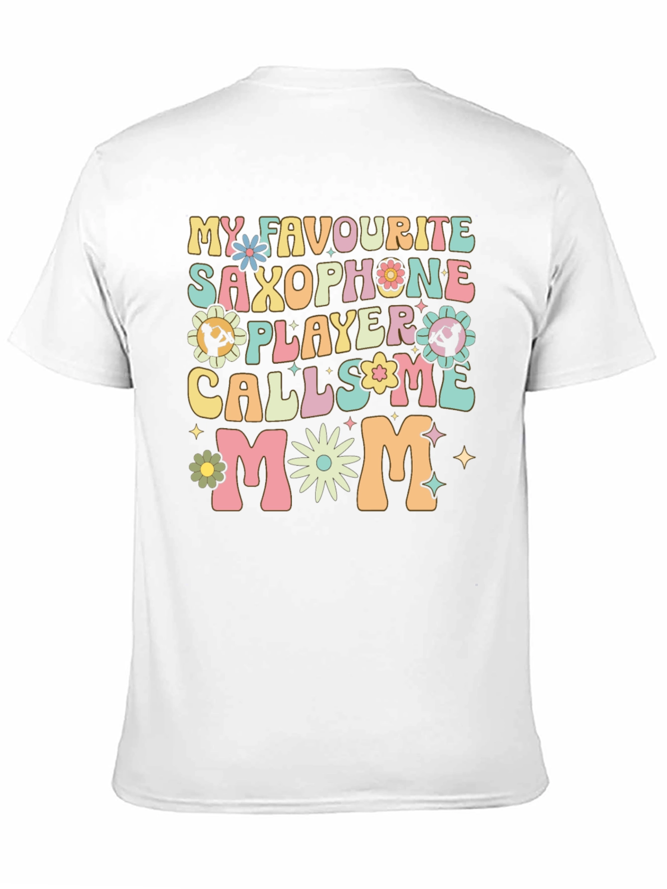 Saxophone Player Mom Graphic T-Shirt