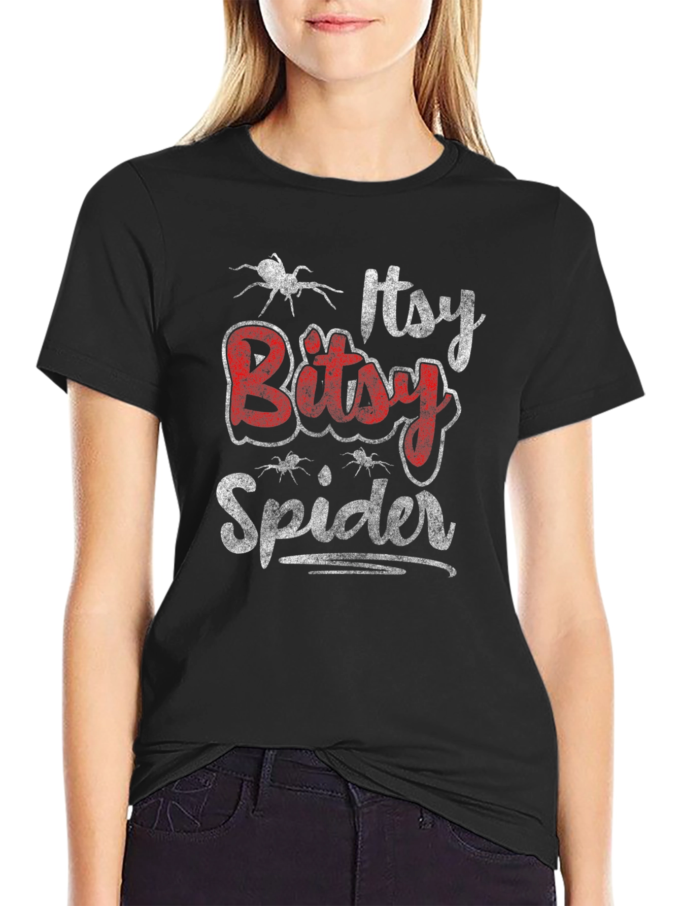 Itsy Bitsy Spider Graphic Tee - Halloween