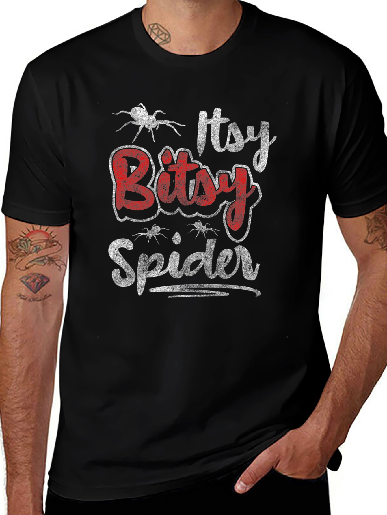 Itsy Bitsy Spider Graphic Tee - Halloween