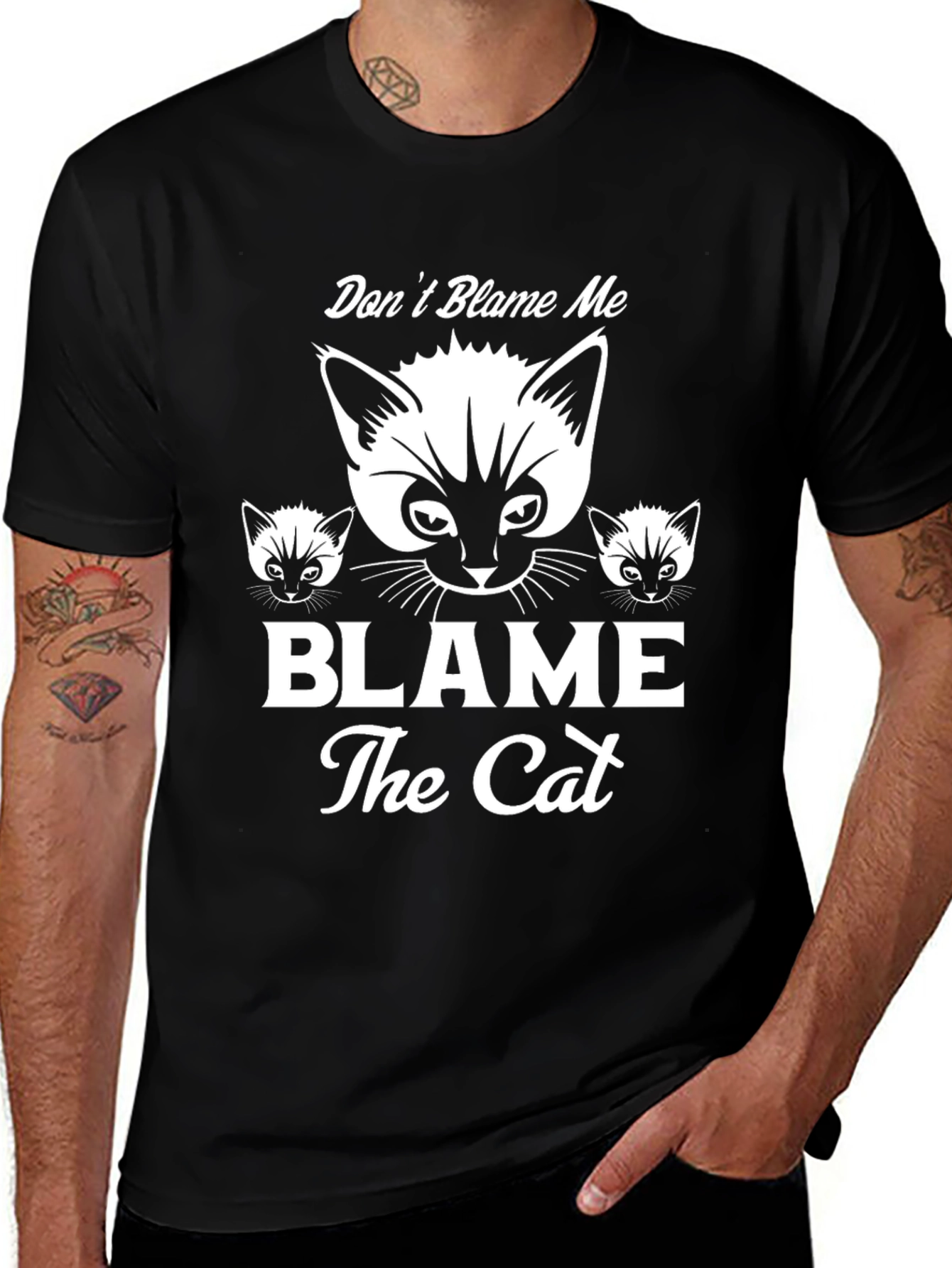 Dont Blame Me - Blame The Cat T-Shirt