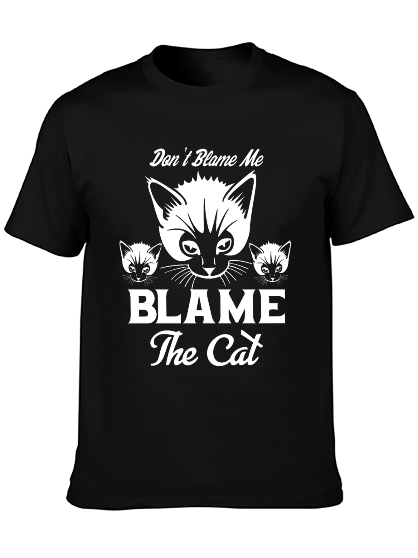 Dont Blame Me - Blame The Cat T-Shirt