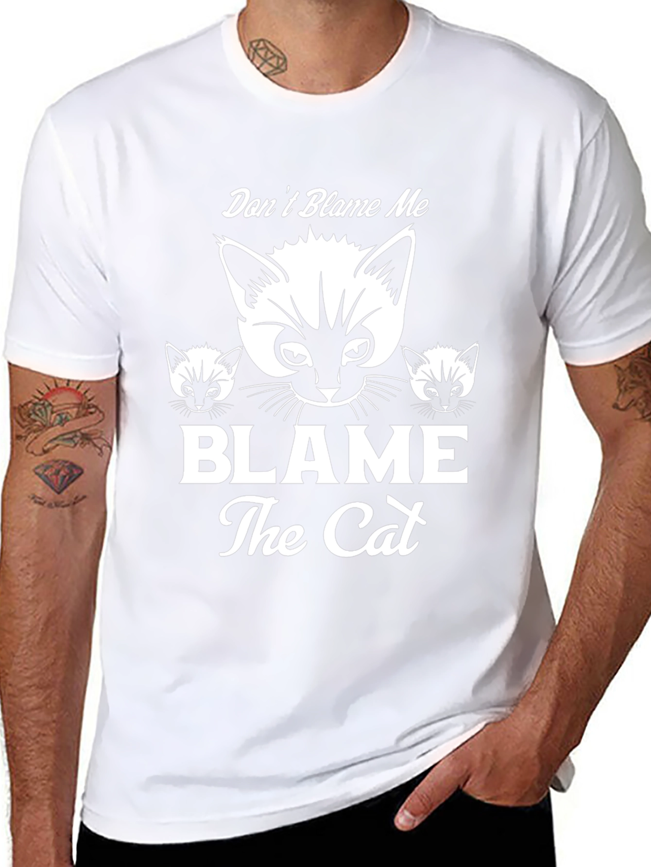 Dont Blame Me - Blame The Cat T-Shirt