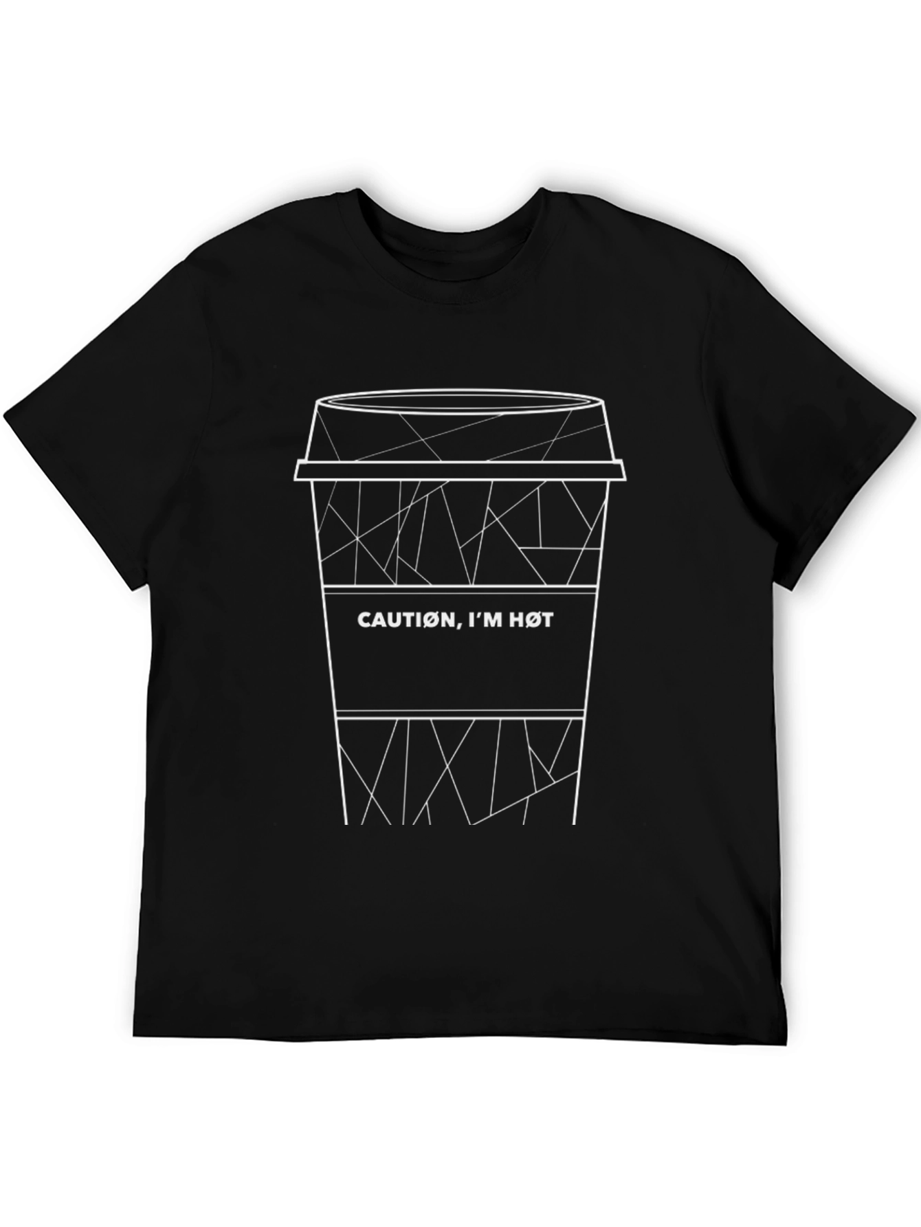 Caution: Im Hot Graphic Tee