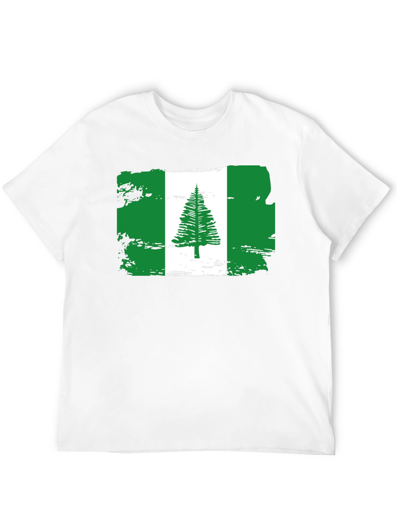 Norfolk Island Flag T-Shirt - Distressed Style Tee
