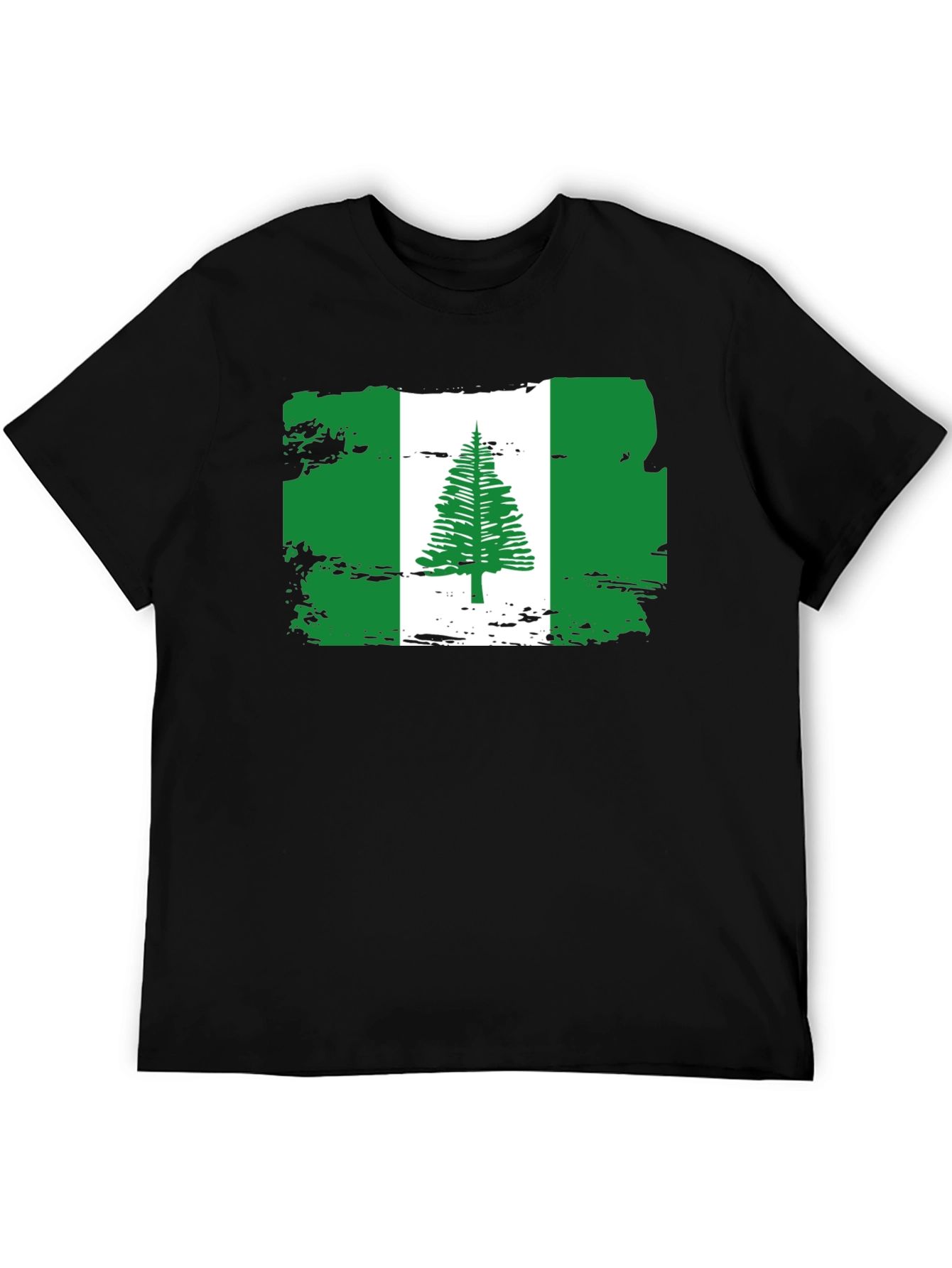 Norfolk Island Flag T-Shirt - Distressed Style Tee