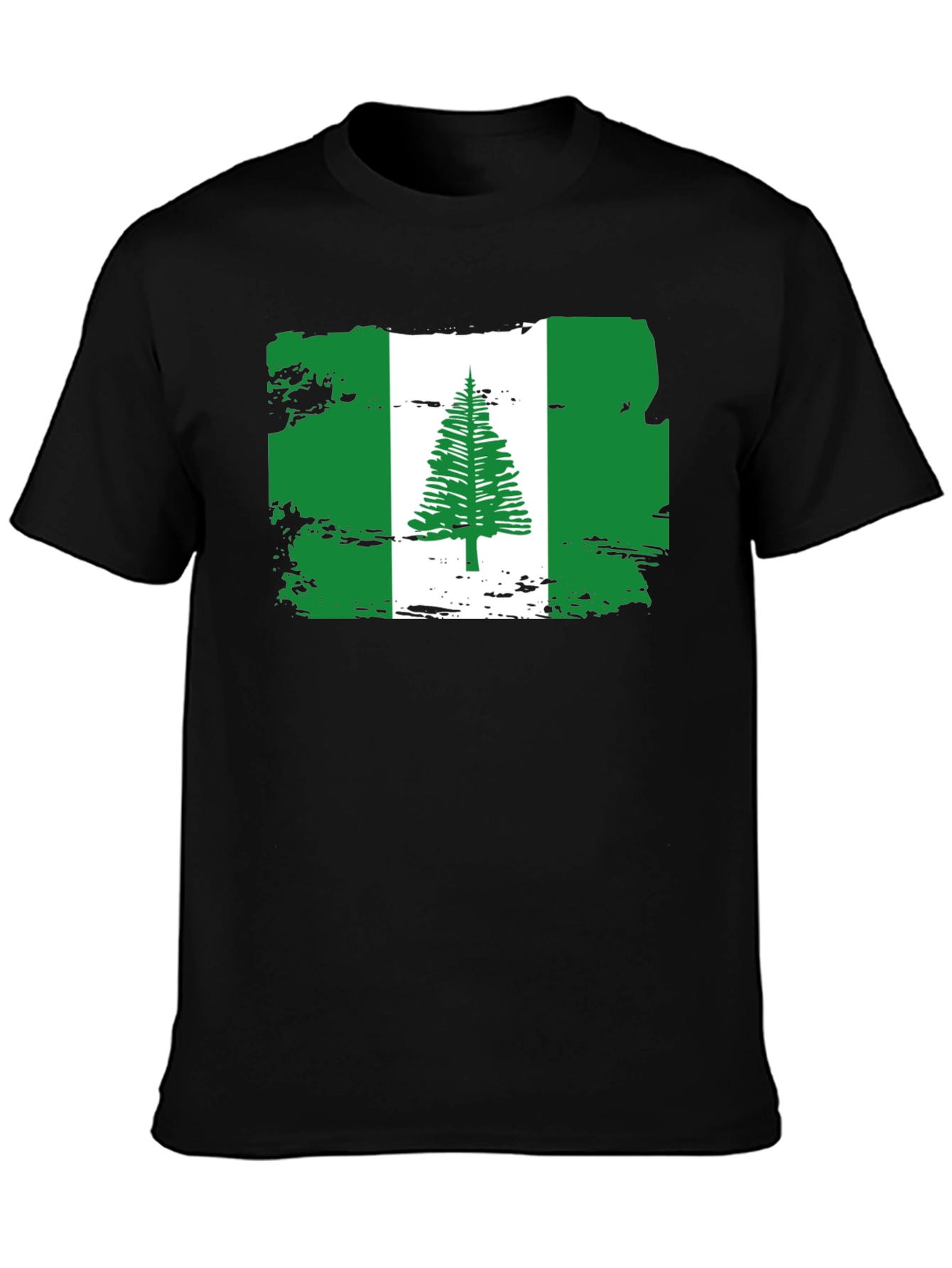 Norfolk Island Flag T-Shirt - Distressed Style Tee