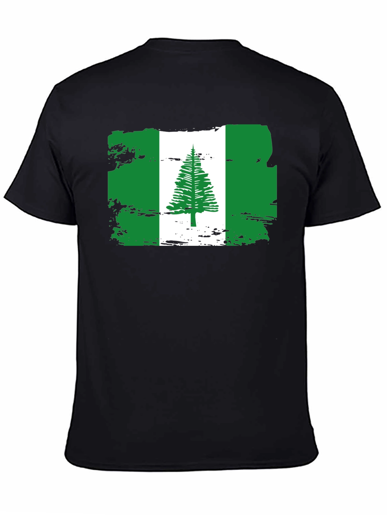 Norfolk Island Flag T-Shirt - Distressed Style Tee