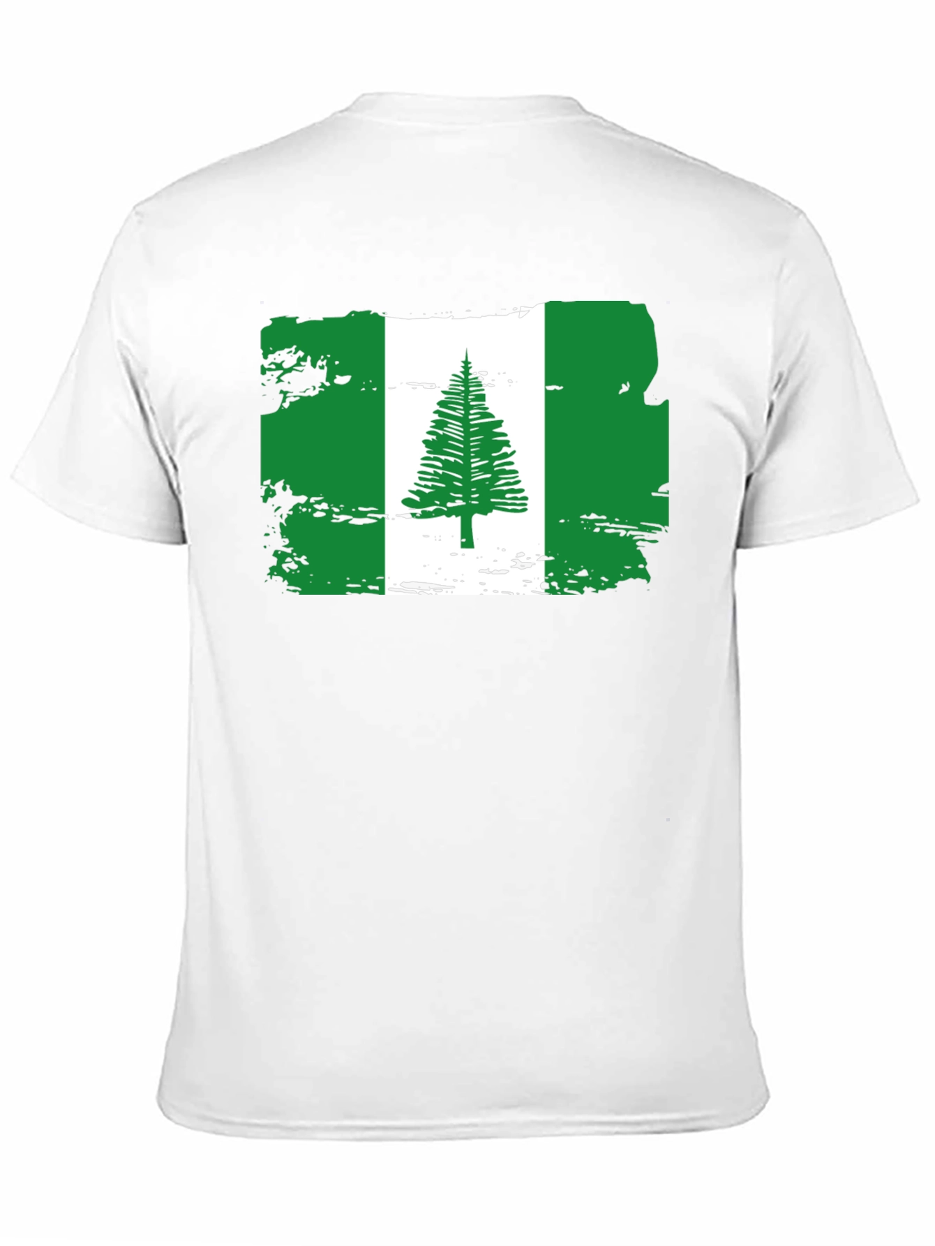 Norfolk Island Flag T-Shirt - Distressed Style Tee